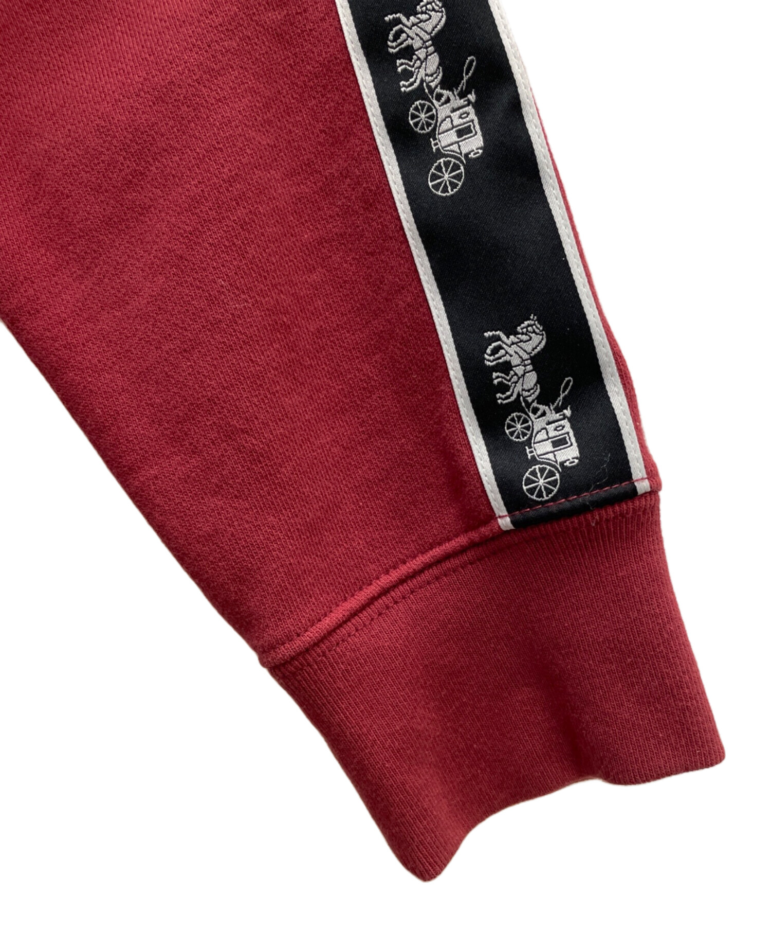中古・古着通販】COACH (コーチ) パーカー レッド サイズ:XS｜ブランド 