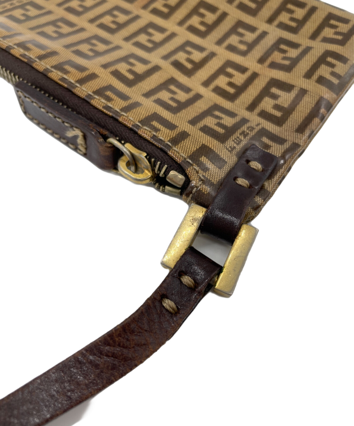 中古・古着通販】FENDI (フェンディ) ショルダーポーチ ベージュ