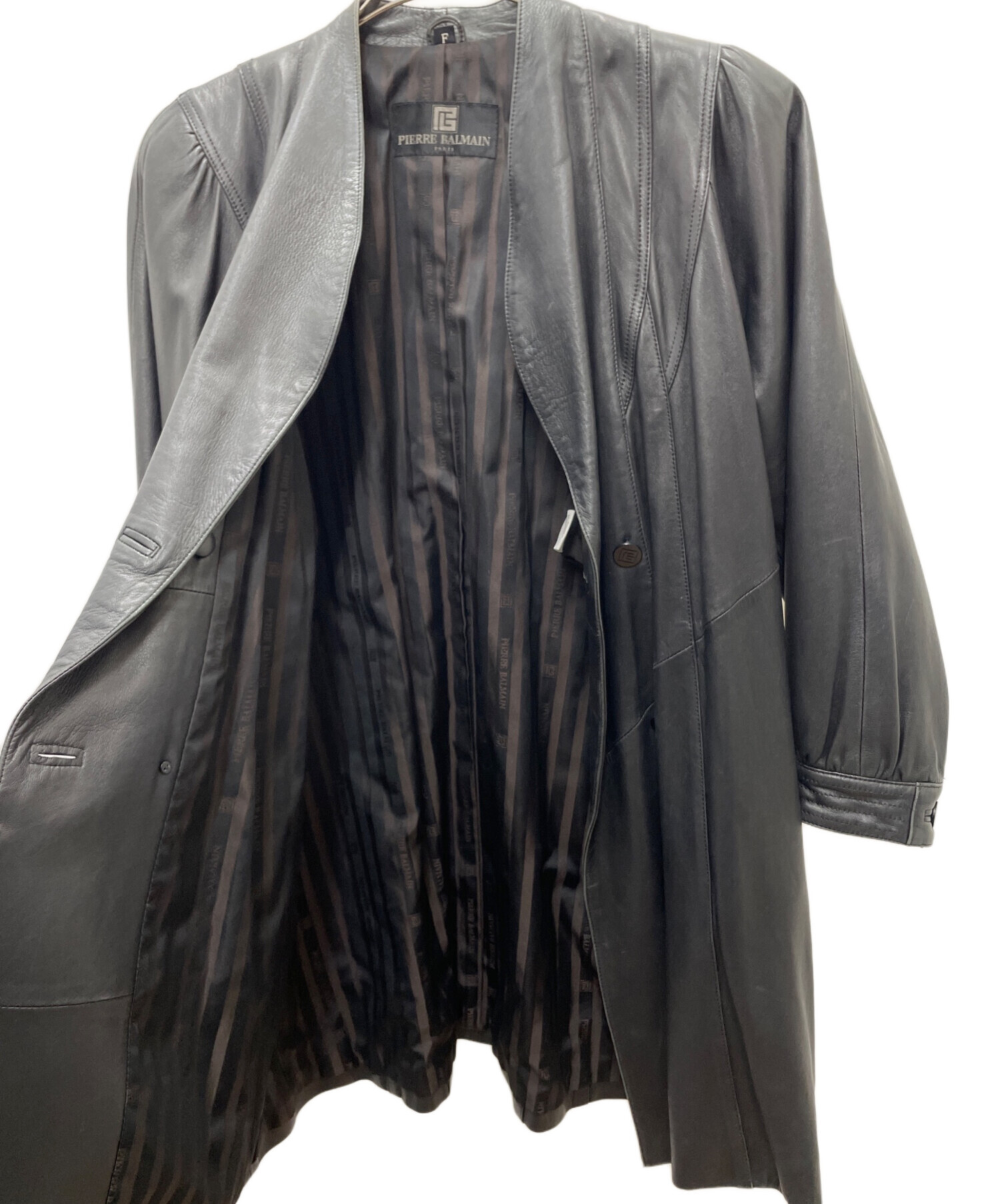 中古・古着通販】PIERRE BALMAIN (ピエール バルマン) レザー