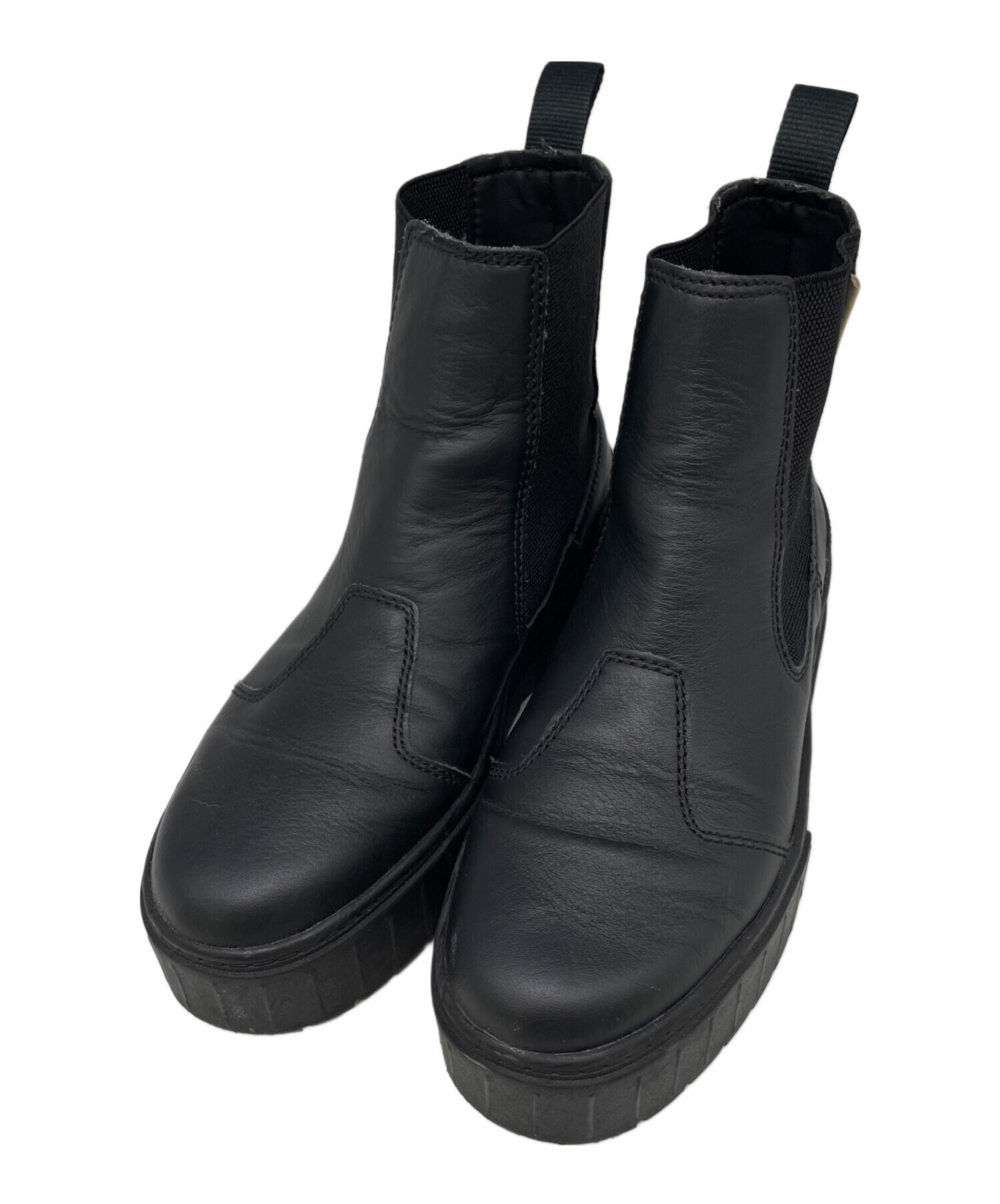 中古・古着通販】PUMA (プーマ) サイドゴアブーツ ブラック サイズ 