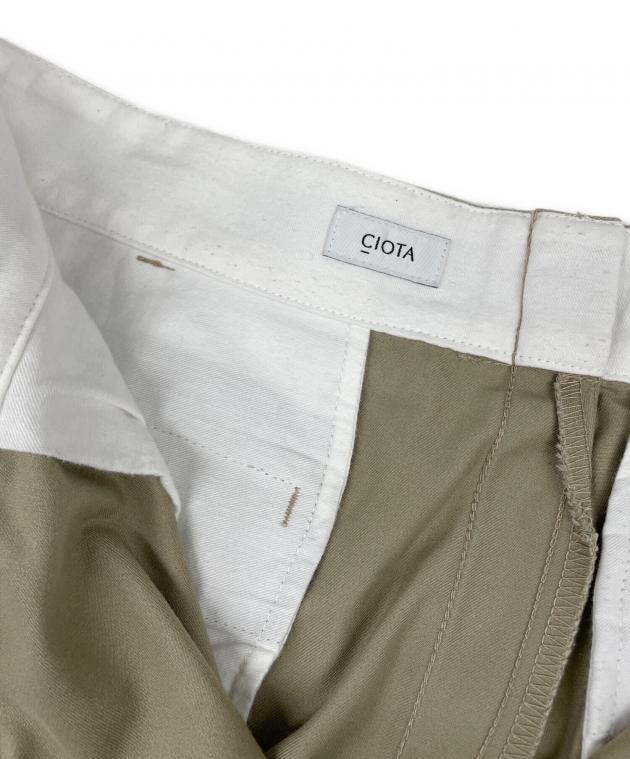 中古・古着通販】CIOTA (シオタ) ワークパンツ ベージュ サイズ:5