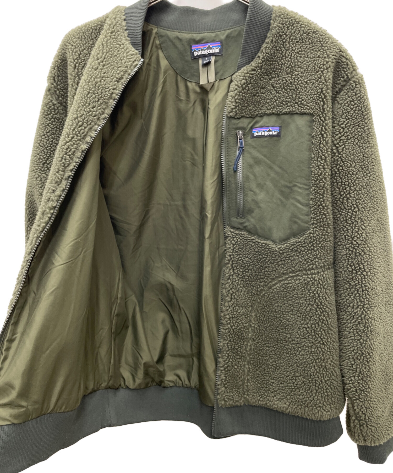 中古・古着通販】Patagonia (パタゴニア) ボアブルゾン カーキ サイズ 