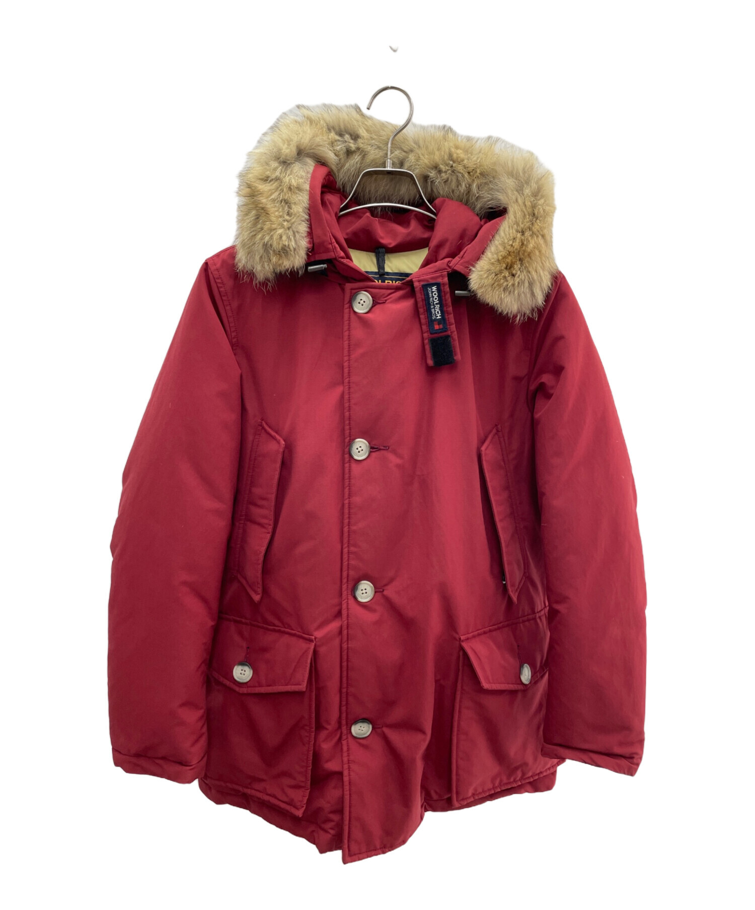 中古・古着通販】WOOLRICH (ウールリッチ) ダウンジャケット レッド 