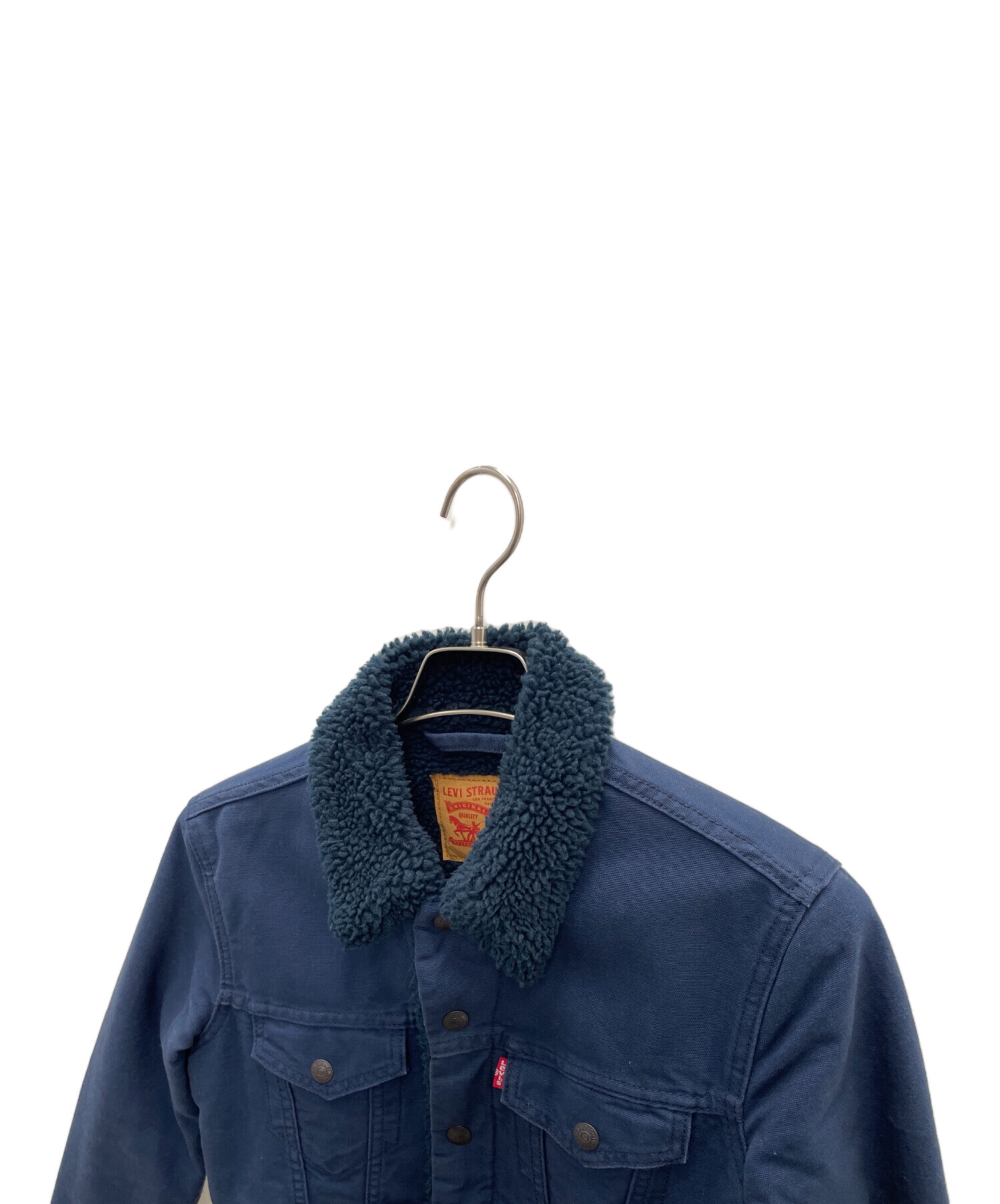 Levi’s リーバイス ブルゾン（その他） メンズ 【古着】【中古】 中古・古着通販】LEVI'S (リーバイス) ジャケット ネイビー サイズ:XS