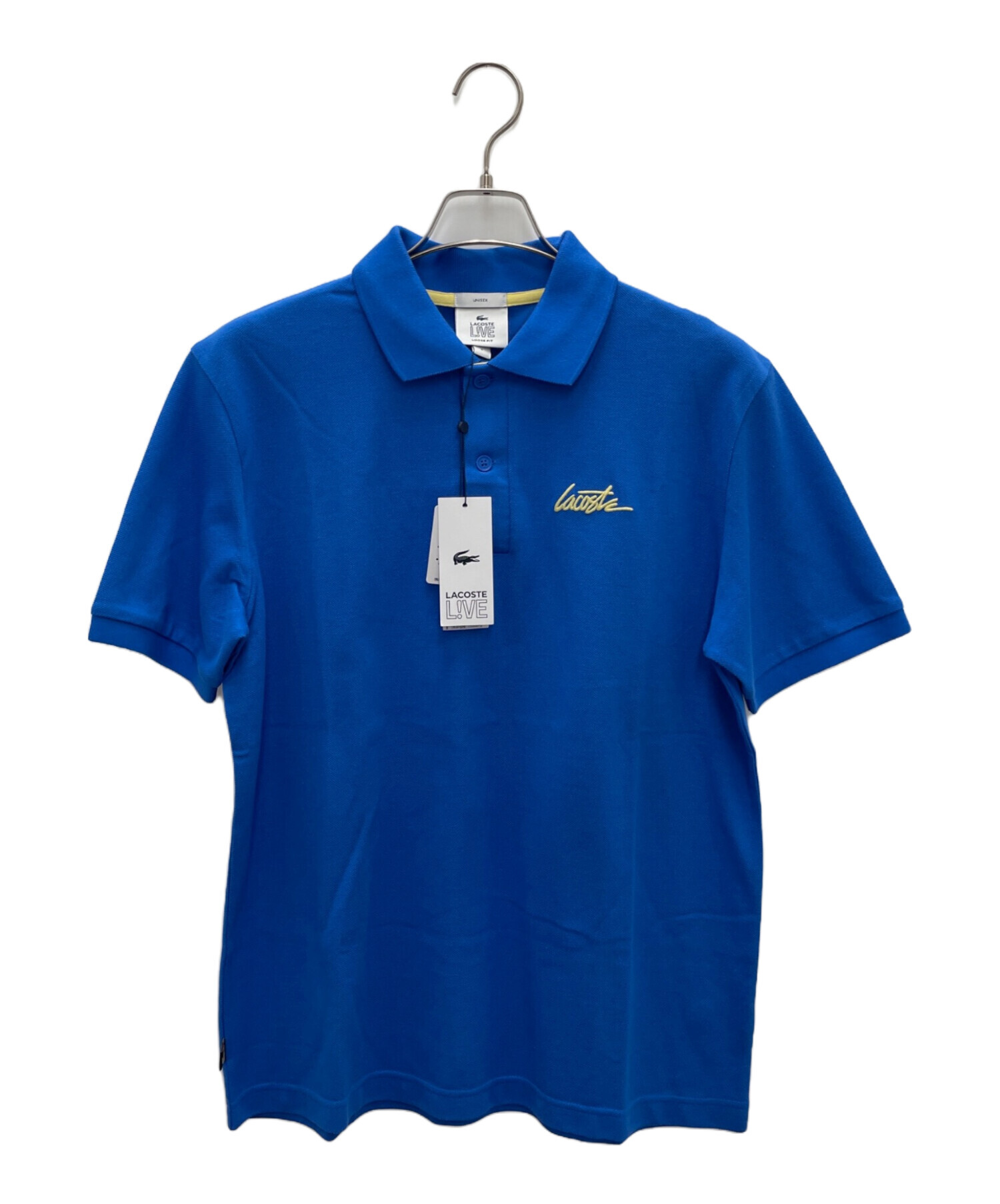 中古・古着通販】LACOSTE (ラコステ) ポロシャツ ブルー サイズ:S 未