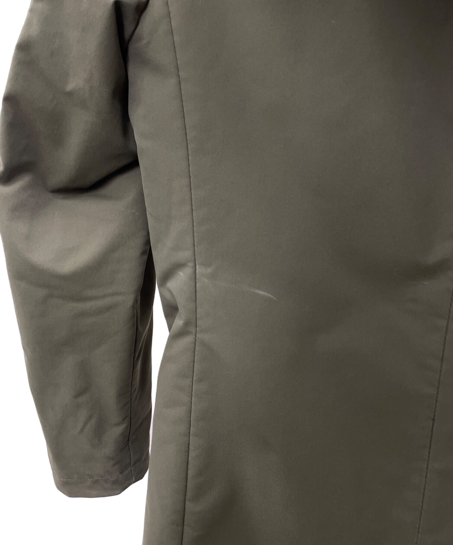 中古・古着通販】HERNO (ヘルノ) フーデッドコート カーキ サイズ:42