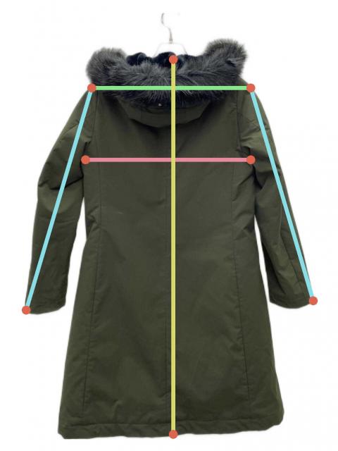 中古・古着通販】HERNO (ヘルノ) フーデッドコート カーキ サイズ:42