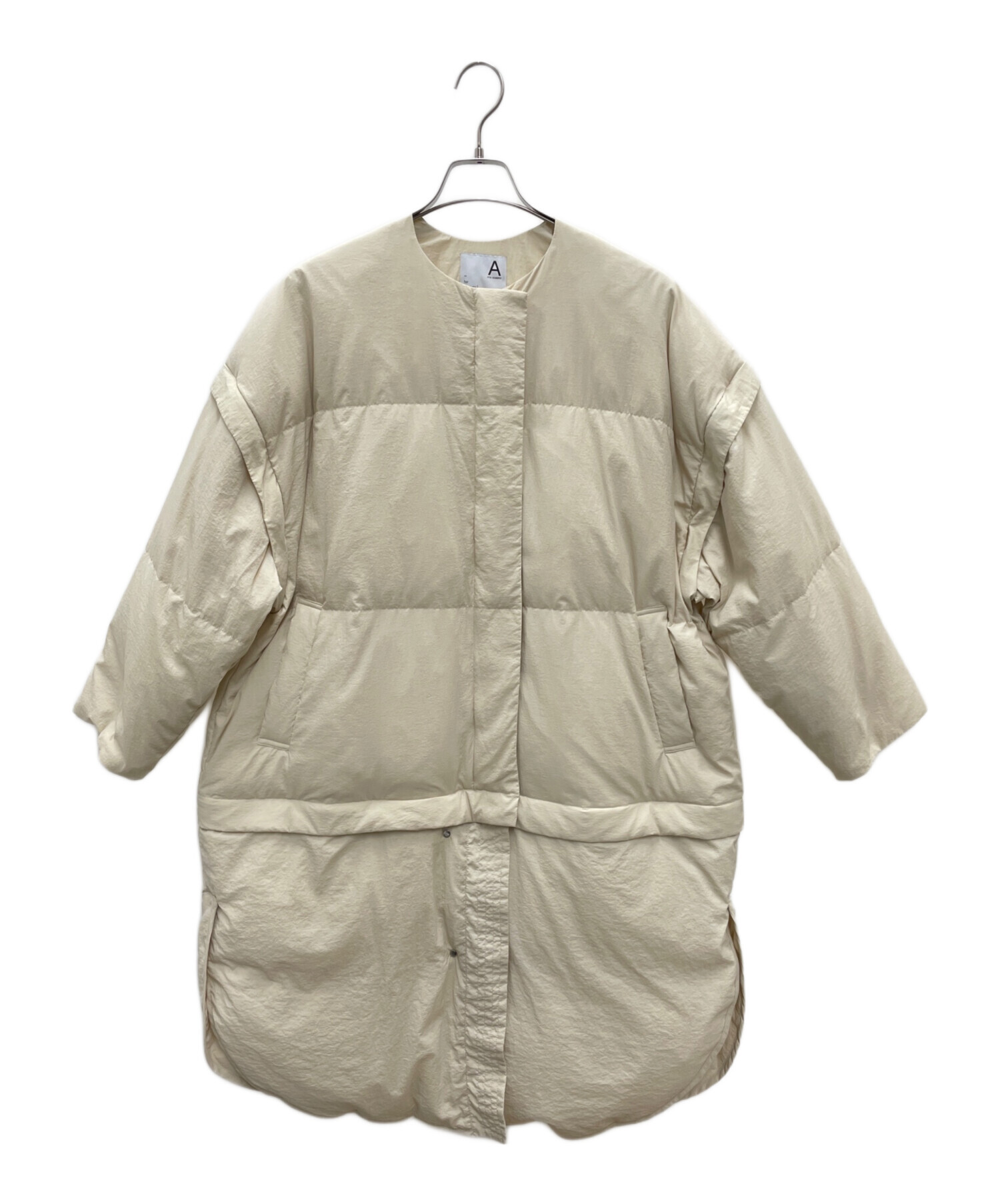 emmi AYA KANEKO ロングダウン AYA KANEKO for emmi 黒 キルティング