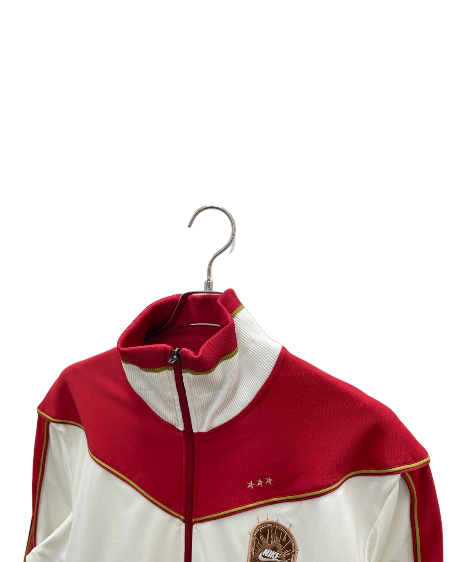中古・古着通販】NIKE (ナイキ) トラックジャケット ホワイト×レッド
