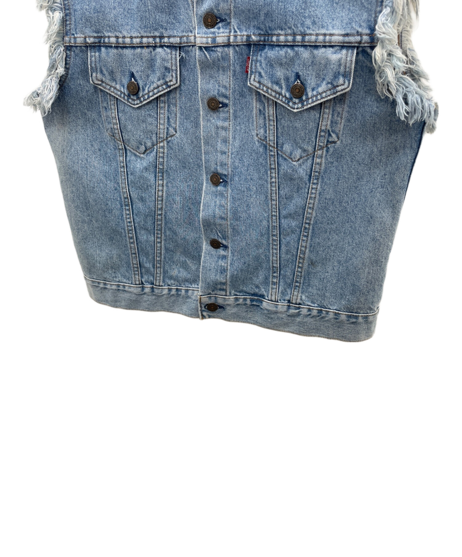 中古・古着通販】LEVI'S (リーバイス) カットオフデニムベスト