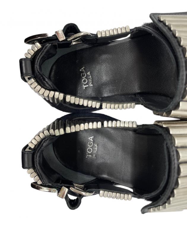 中古・古着通販】TOGA PULLA (トーガ プルラ) サンダル ブラック