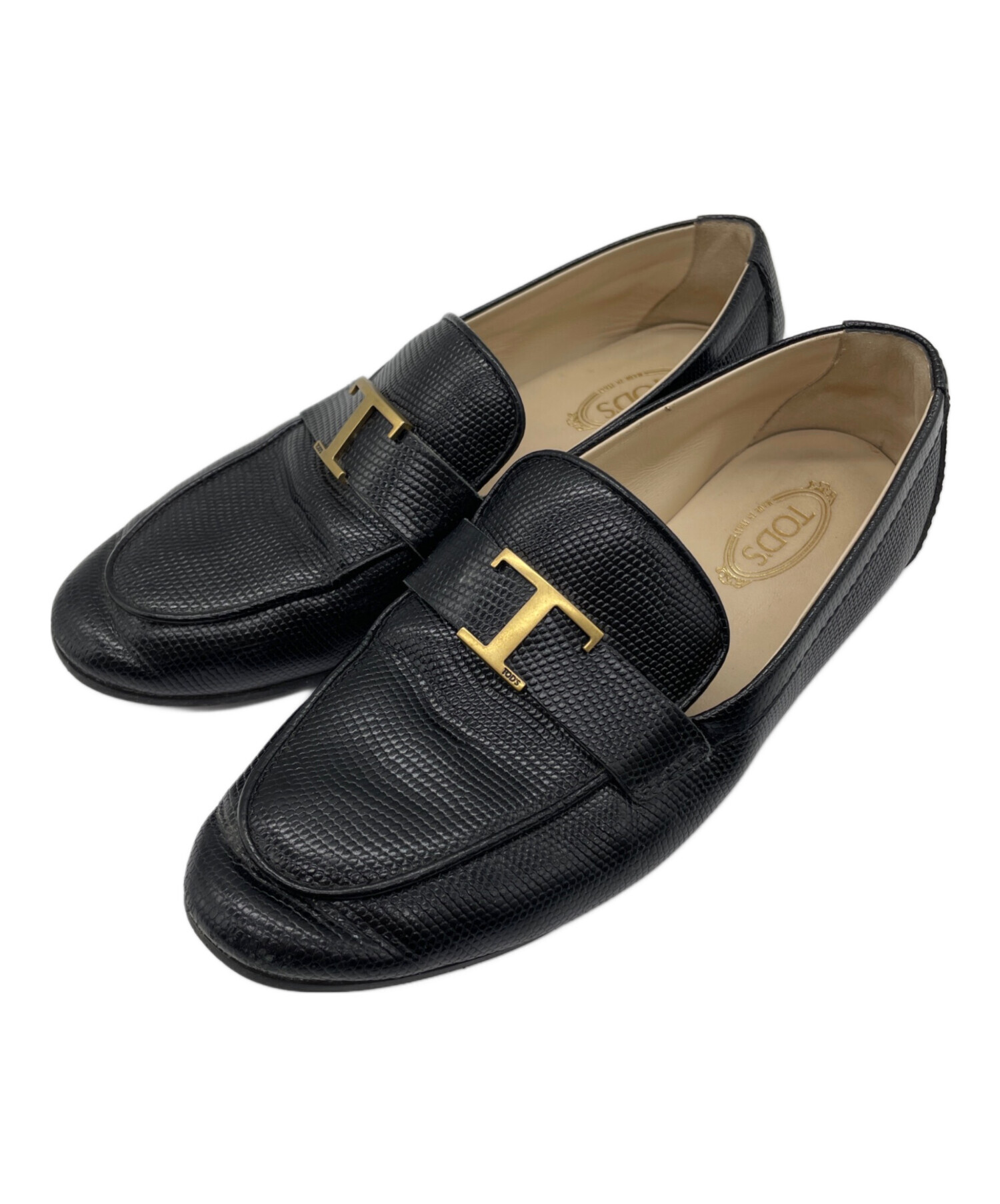 TOD'S ブラック ローファー　ほぼ新品未使用 中古・古着通販】TOD'S (トッズ) ローファー ブラック サイズ:34.5