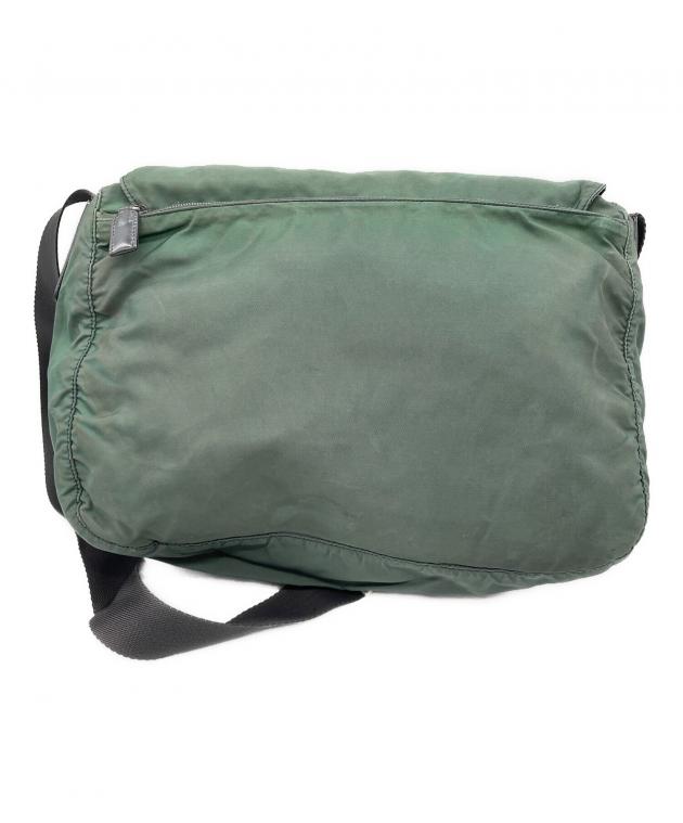 中古・古着通販】PRADA (プラダ) ショルダーバッグ グリーン｜ブランド