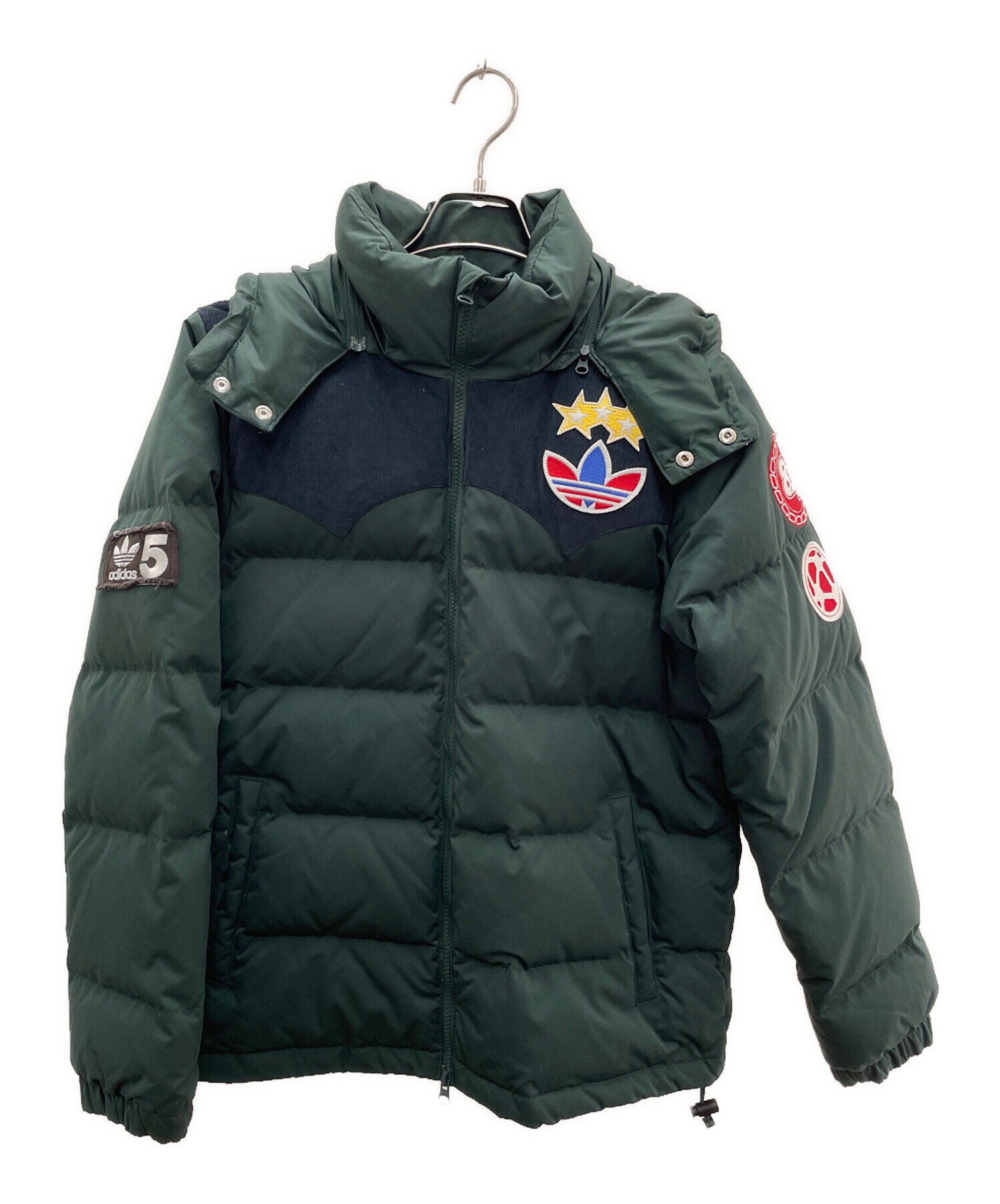 中古・古着通販】adidas (アディダス) ダウンジャケット グリーン