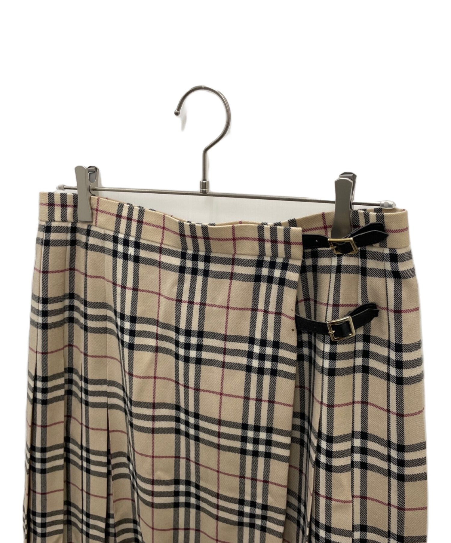 バーバリーロンドン　現行　L　 スカート　アイコンストライプ　Burberry 中古・古着通販】BURBERRY LONDON (バーバリーロンドン) ラップ