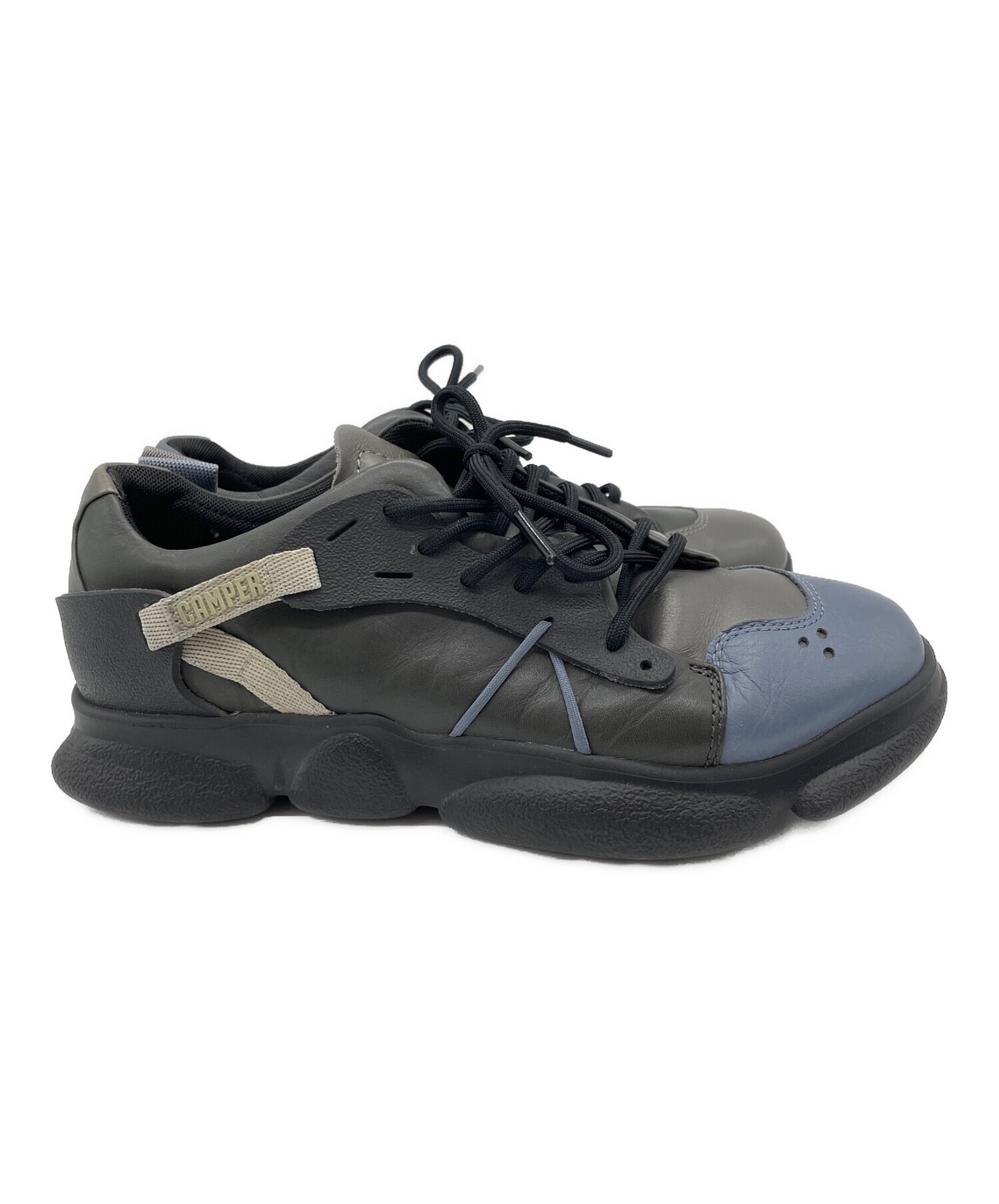 中古・古着通販】CAMPER (カンペール) レザースニーカー ブラック