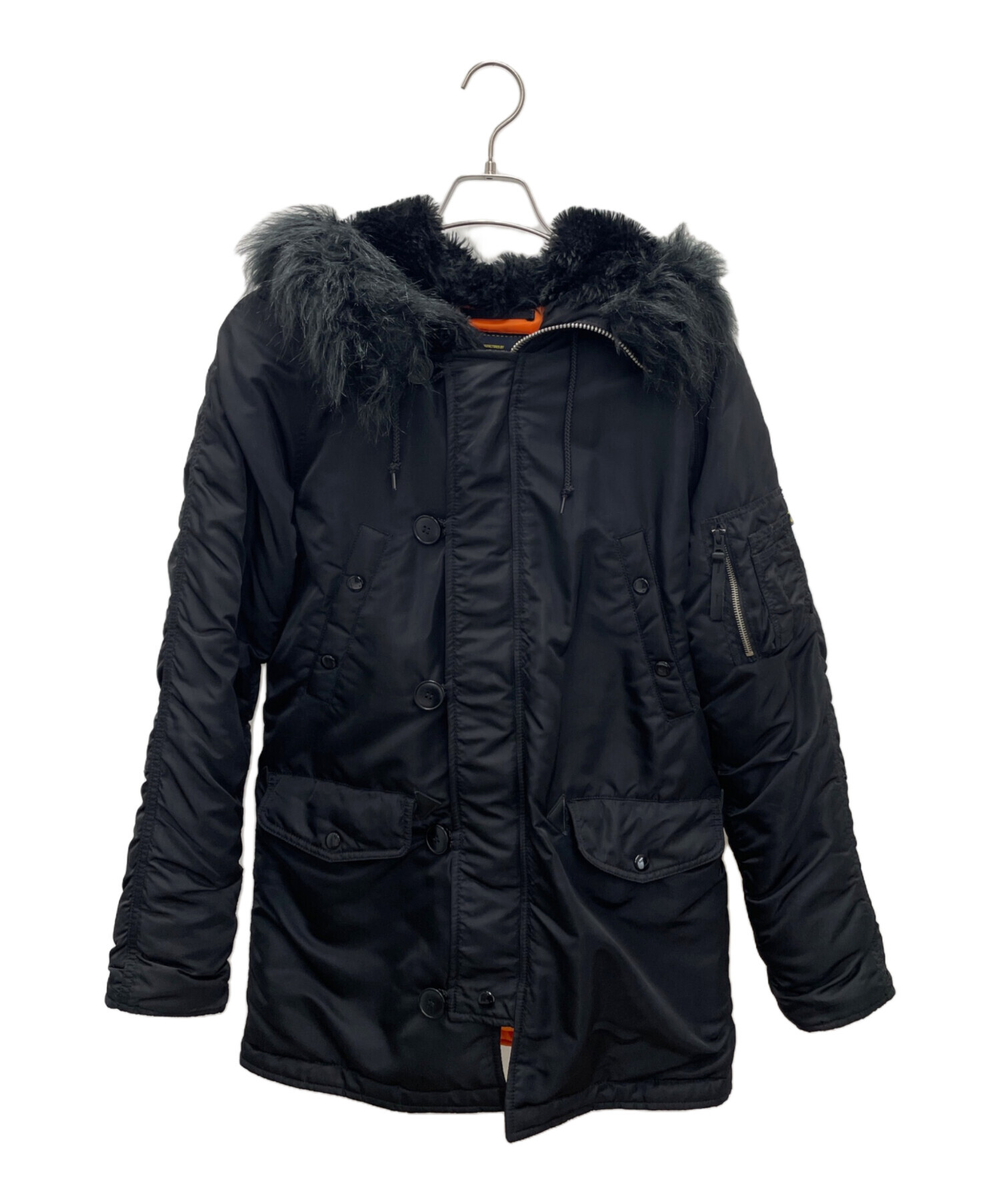 中古・古着通販】ALPHA (アルファ) フライトジャケット ブラック