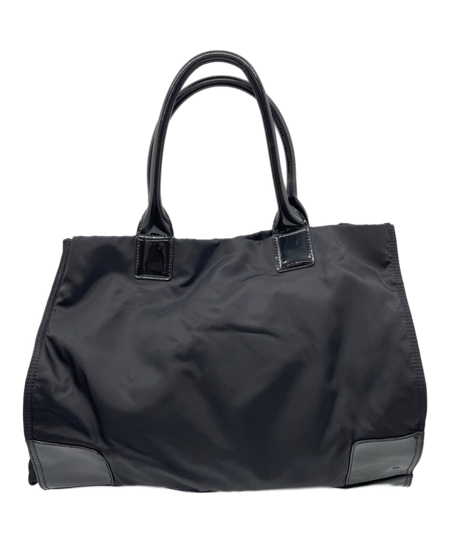 【超美品】新品未使用トリーバーチ　ブラック トートバッグ 中型 合成皮革 中古・古着通販】TORY BURCH (トリーバーチ) トートバッグ ブラック