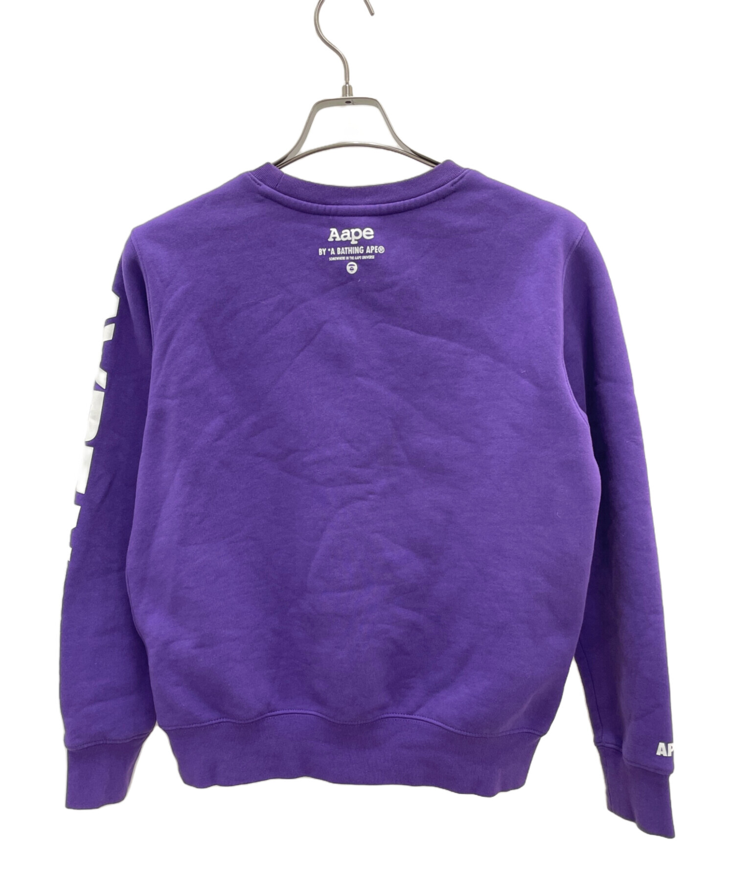 A Bathing Ape パープルスウェット XL 新品未使用 中古・古着通販】Aape BY A BATHING APE (エーエイプ バイ ア