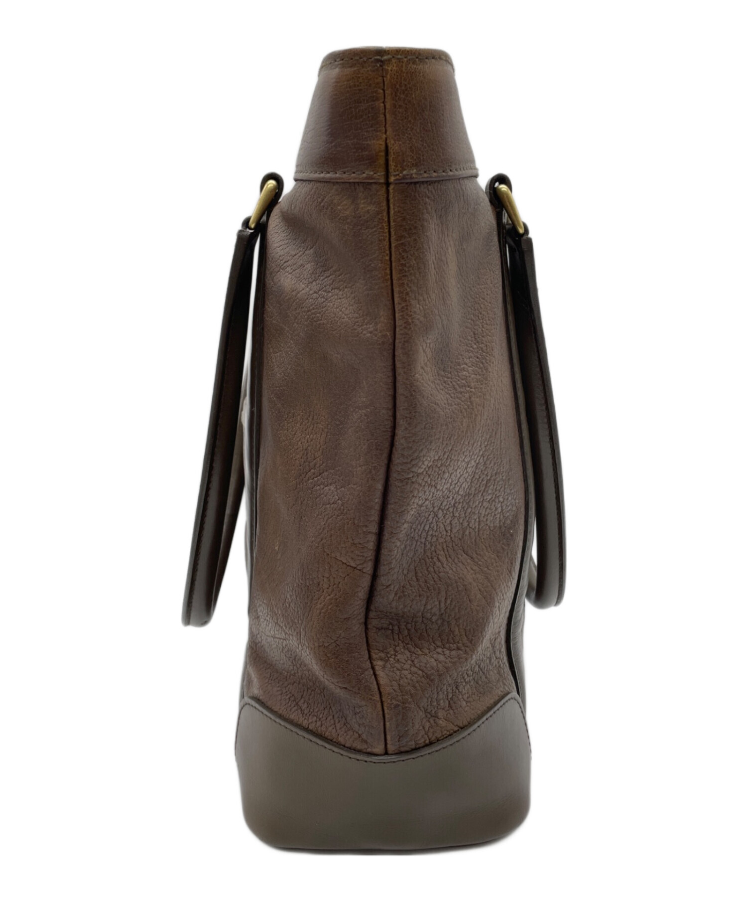 中古・古着通販】PORTER (ポーター) レザートートバッグ ブラウン