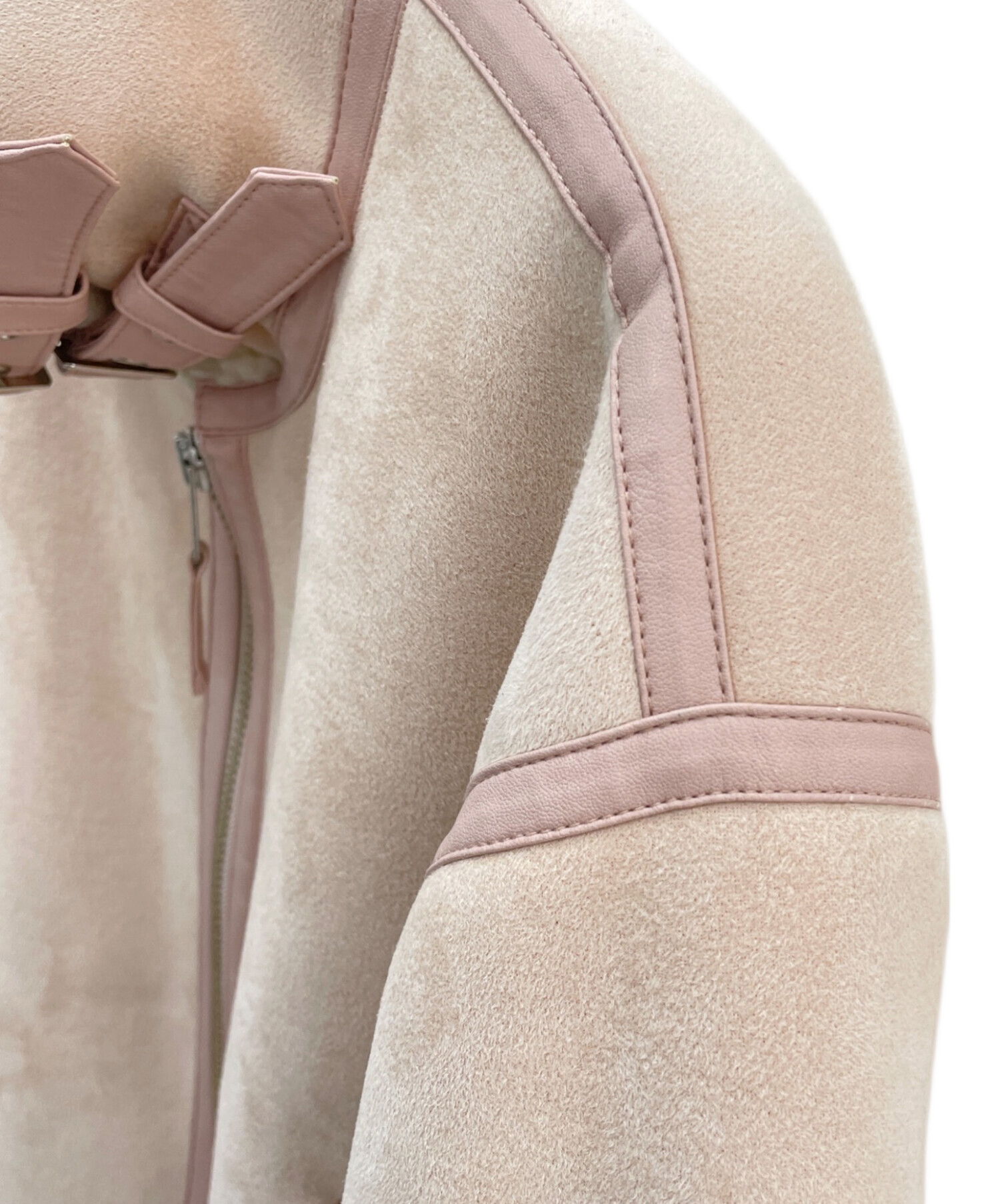 中古・古着通販】furfur (ファーファー) ボンバージャケット ピンク