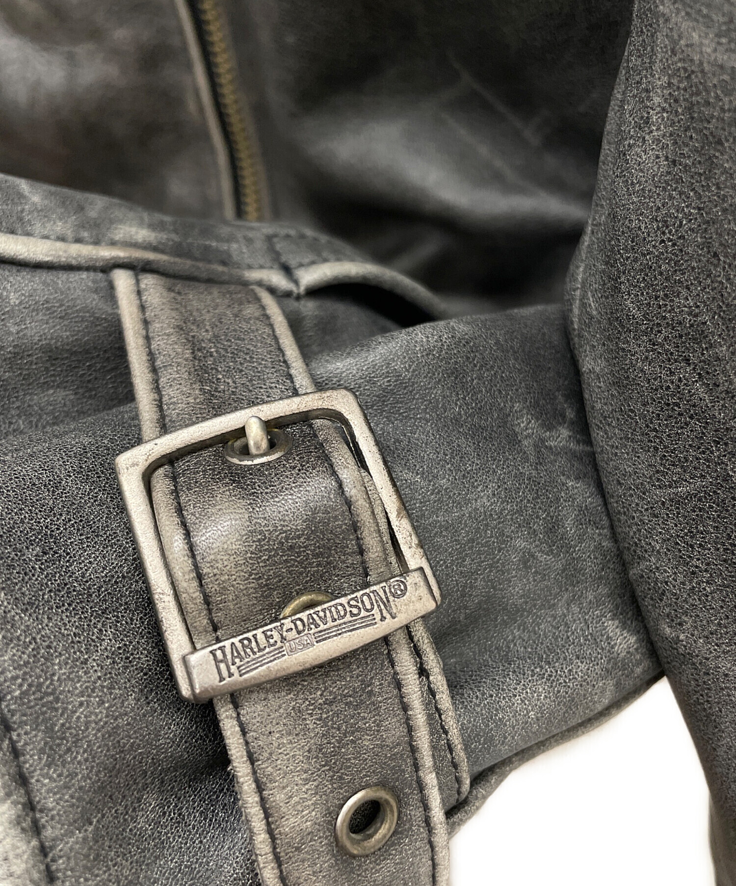 中古・古着通販】HARLEY-DAVIDSON (ハーレーダビッドソン) レザー