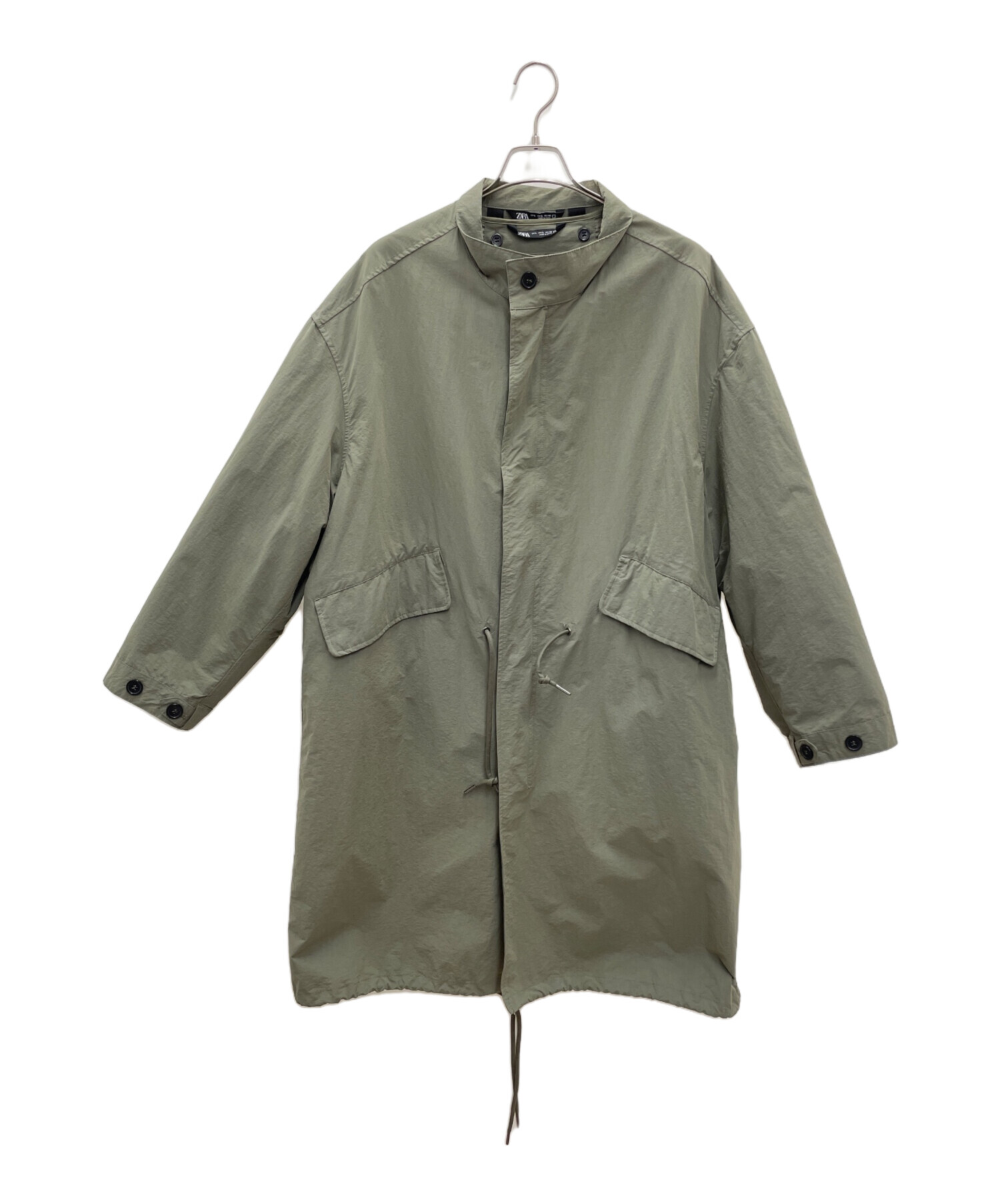中古・古着通販】ZARA (ザラ) ライナー付ミリタリーコート カーキ