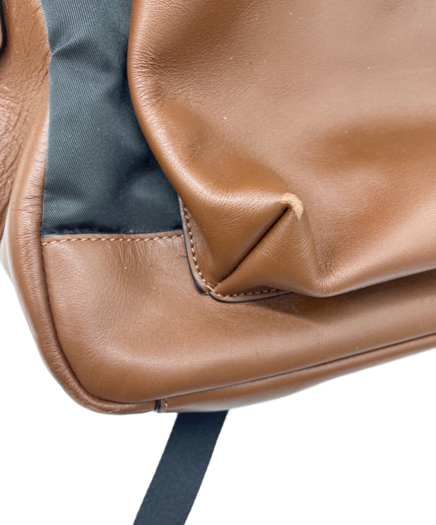 中古・古着通販】COACH (コーチ) リュック ブラック×ブラウン