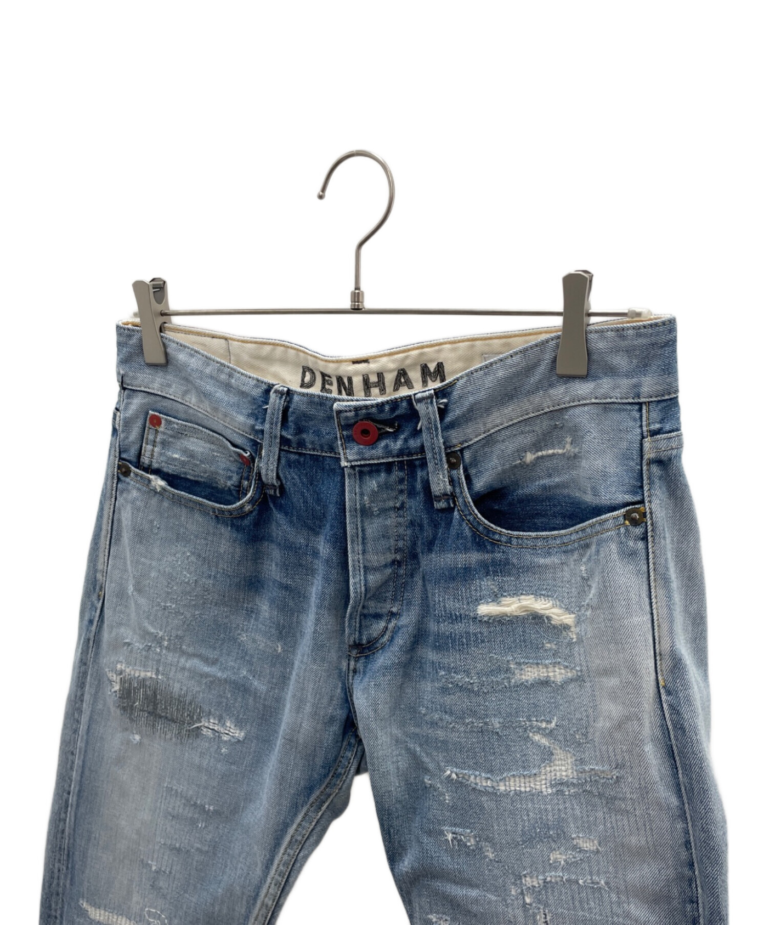 中古・古着通販】Denham (デンハム) セルビッチデニムパンツ ブルー