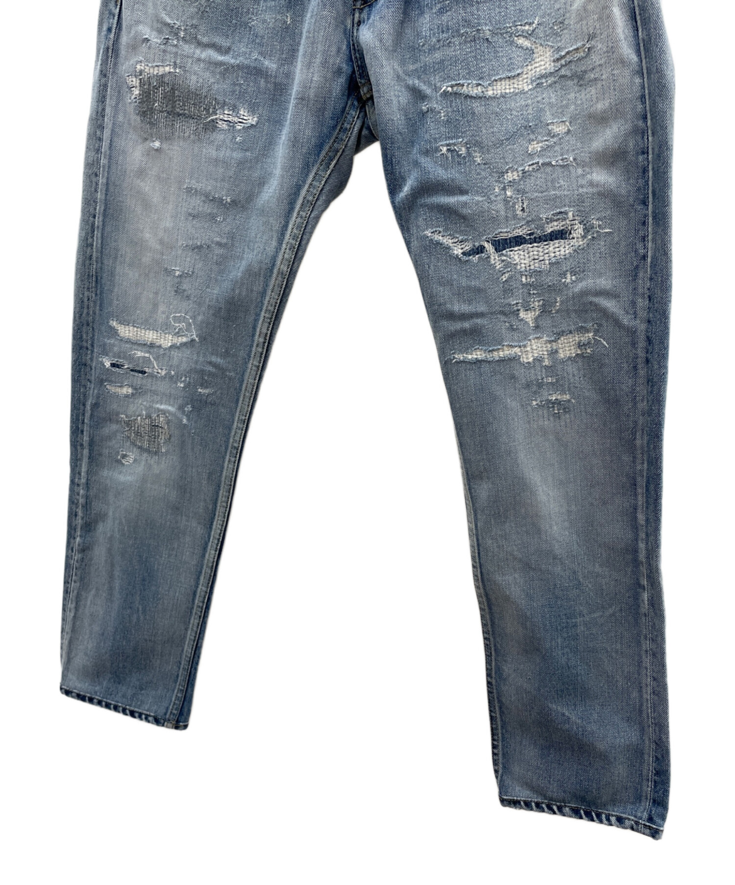 中古・古着通販】Denham (デンハム) セルビッチデニムパンツ ブルー