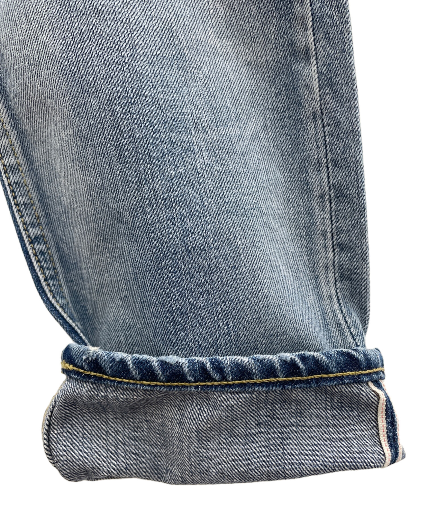中古・古着通販】Denham (デンハム) セルビッチデニムパンツ ブルー