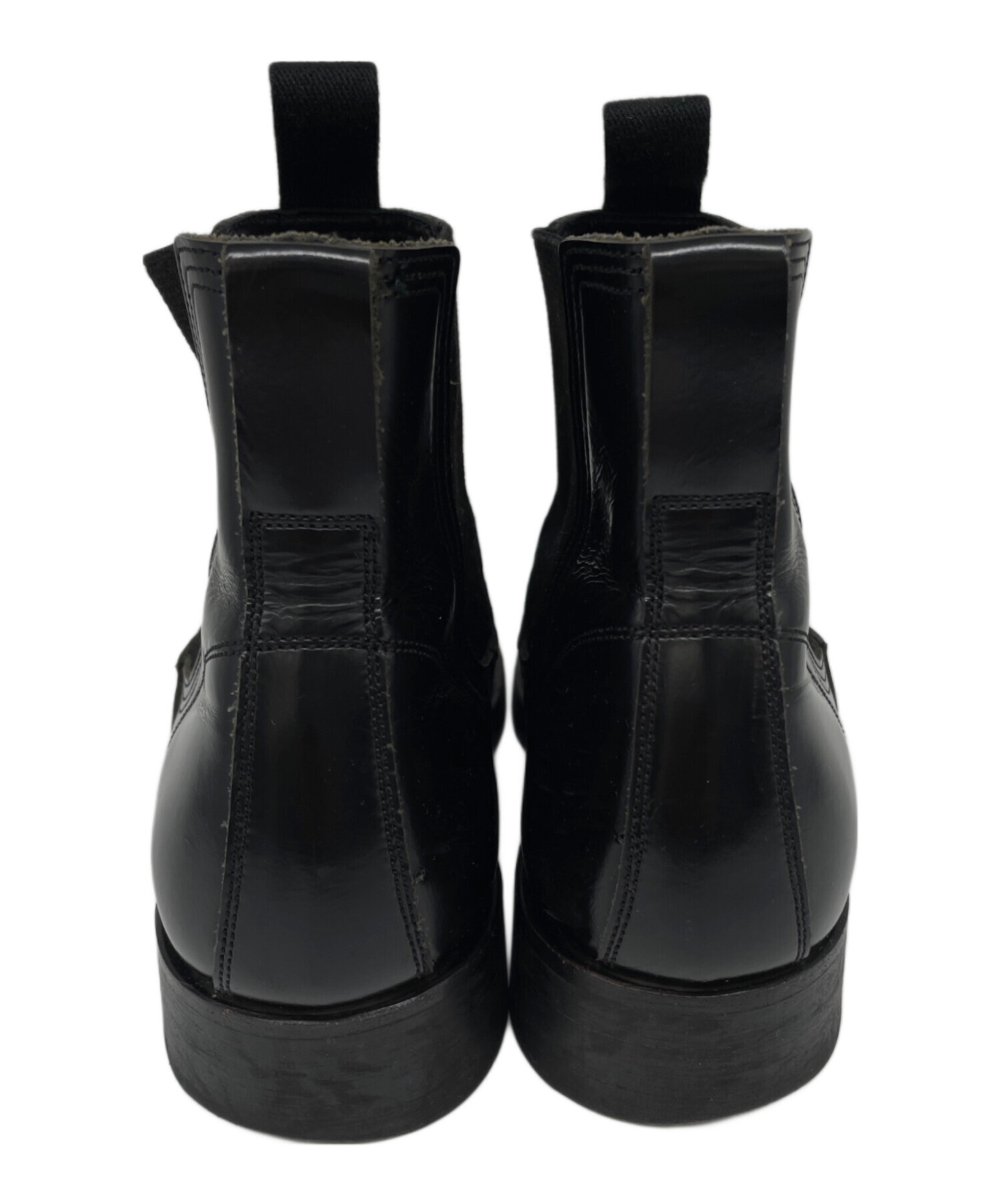 中古・古着通販】HYKE (ハイク) サイドゴアブーツ ブラック サイズ:6E