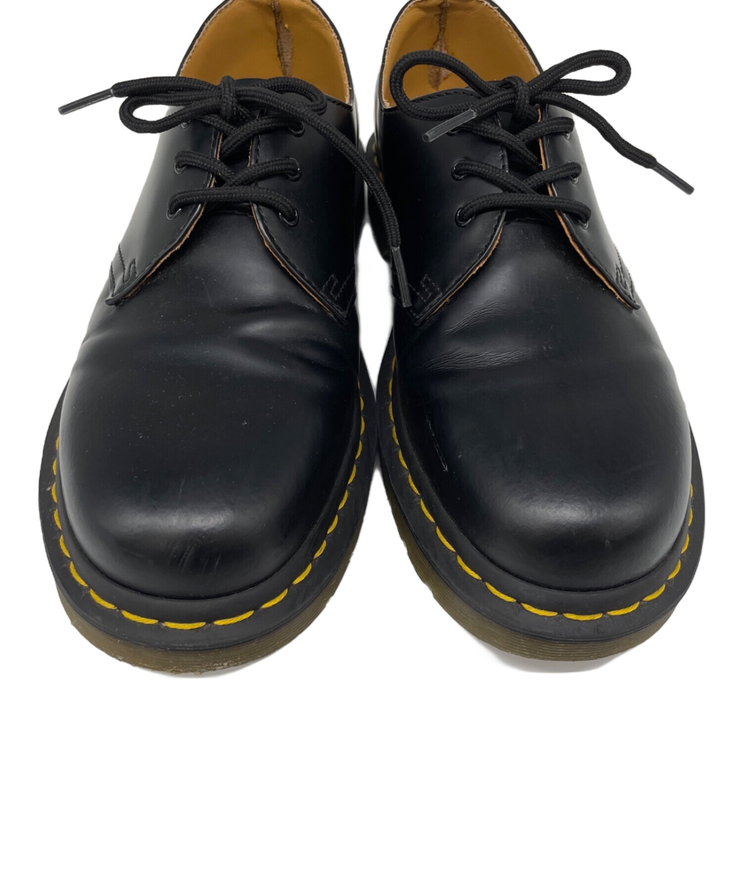 Dr. Martens ブラックレザーシューズ　27㎝ 中古・古着通販】Dr.Martens (ドクターマーチン) 3ホールシューズ