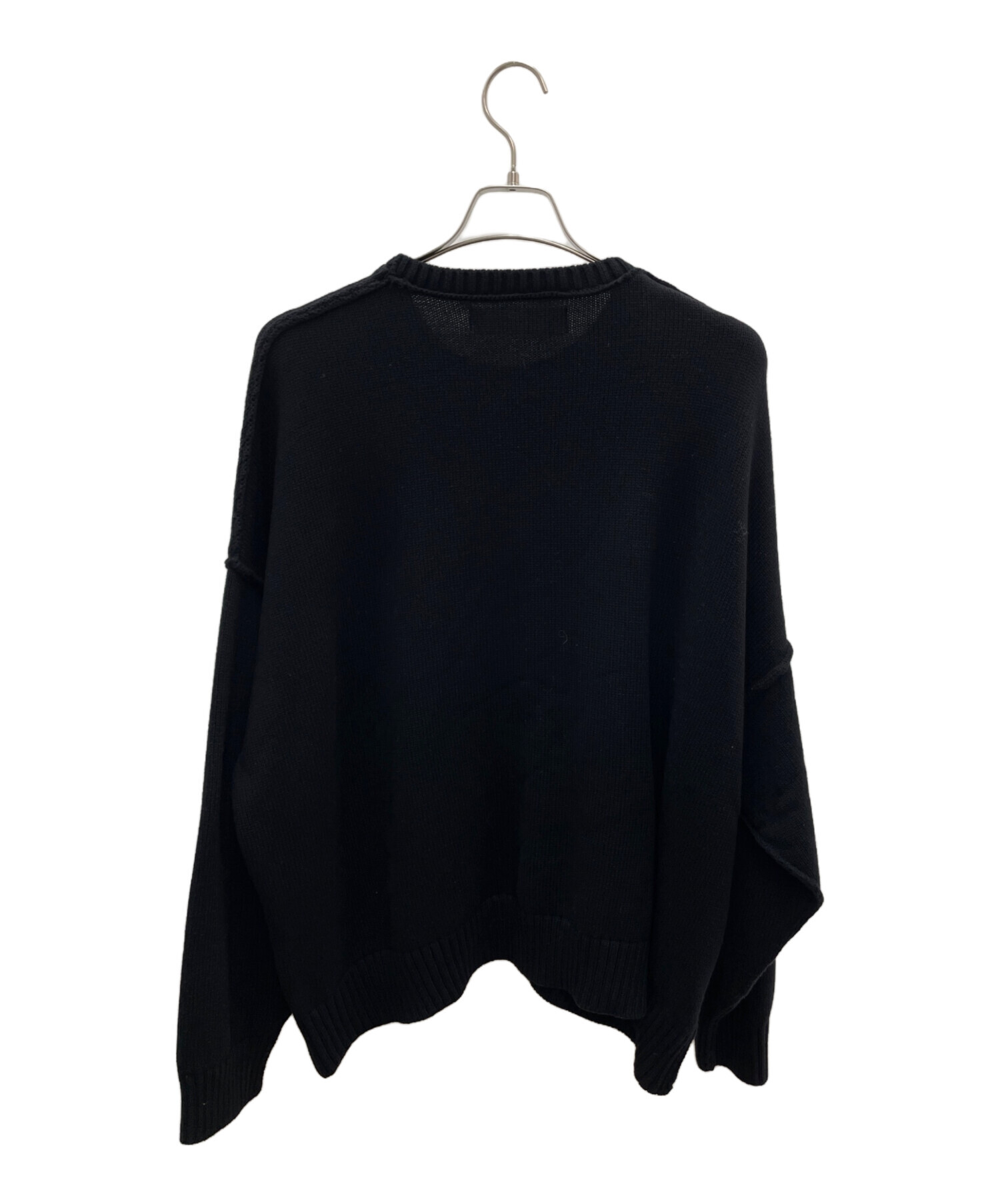 中古・古着通販】DAIRIKU (ダイリク) 厚手ニット ブラック サイズ:Free