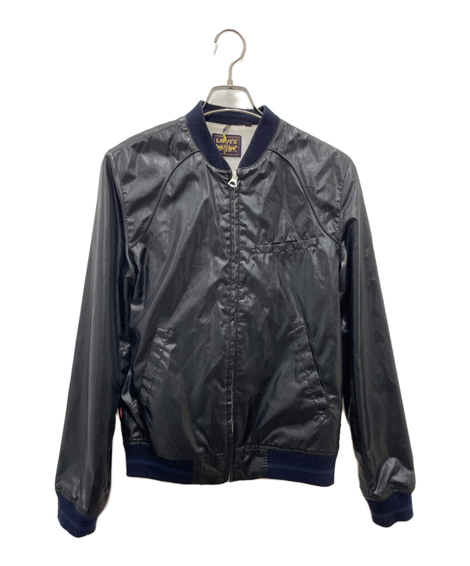 LEVI’S リーバイス ブルゾン（その他） メンズ 【古着】【中古】 中古・古着通販】LEVI'S (リーバイス) ジップブルゾン ブラック サイズ