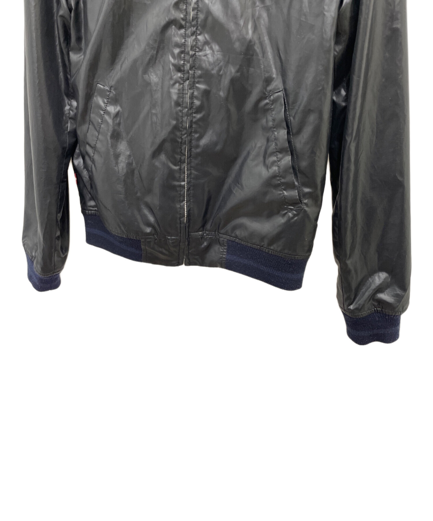 LEVI’S リーバイス ブルゾン（その他） メンズ 【古着】【中古】 中古・古着通販】LEVI'S (リーバイス) ジップブルゾン ブラック サイズ