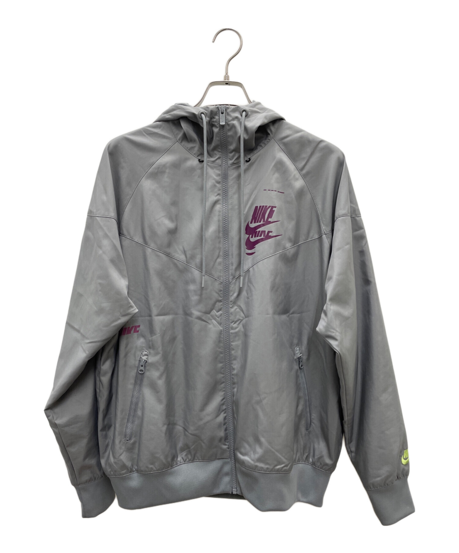 中古・古着通販】NIKE (ナイキ) ウインドブレーカー グレー サイズ:L