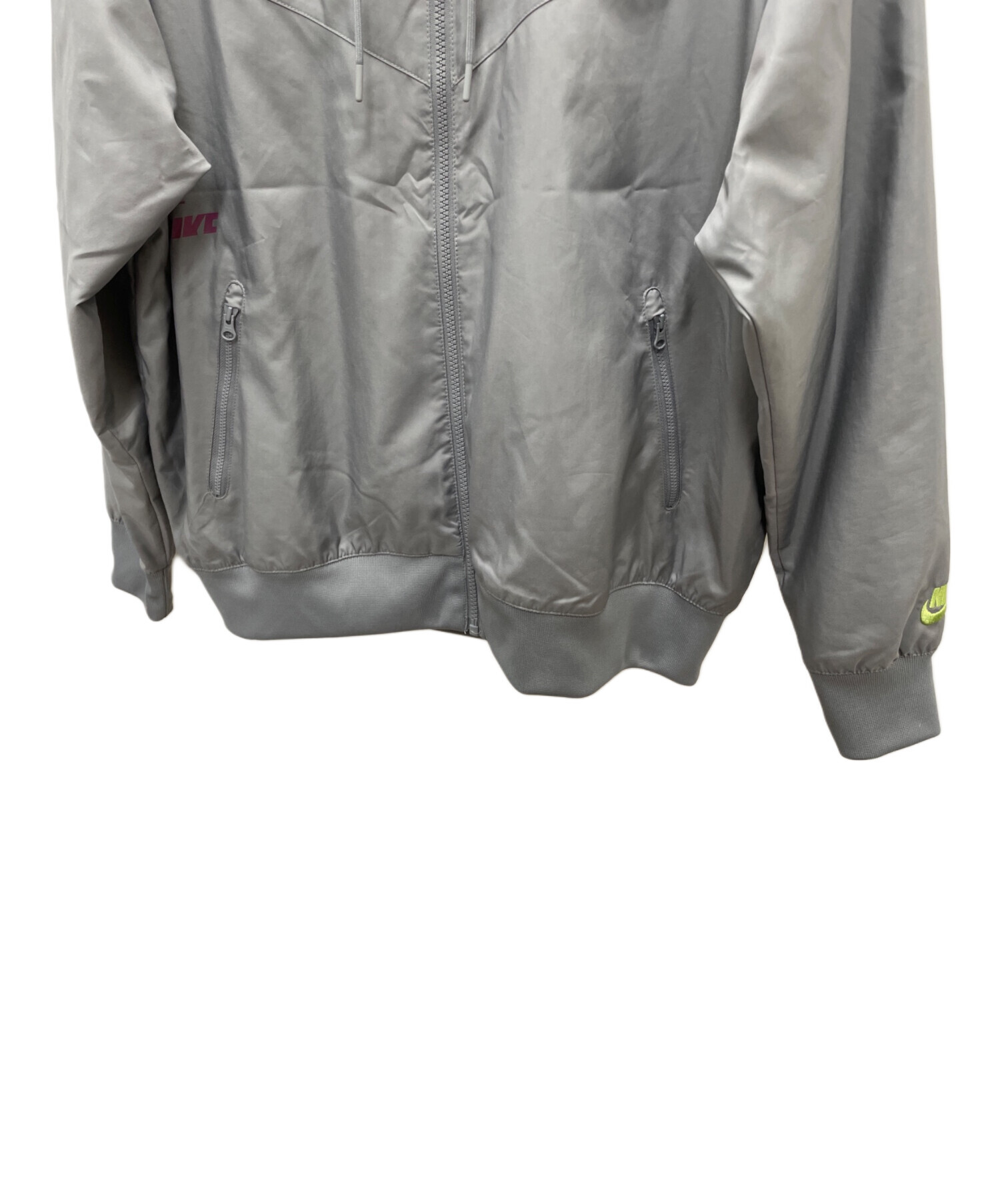 中古・古着通販】NIKE (ナイキ) ウインドブレーカー グレー サイズ:L