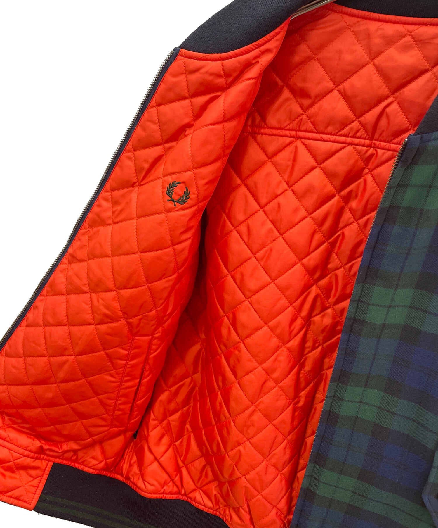 FRED PERRY フレッドペリー リバーシブル ジャケット ブルゾン 中古・古着通販】FRED PERRY (フレッドペリー) リバーシブルブルゾン