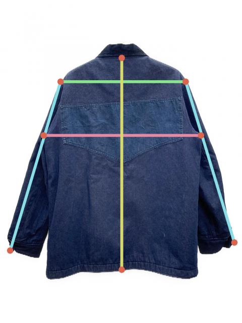 中古・古着通販】Wrangler (ラングラー) カバーオール ネイビー サイズ