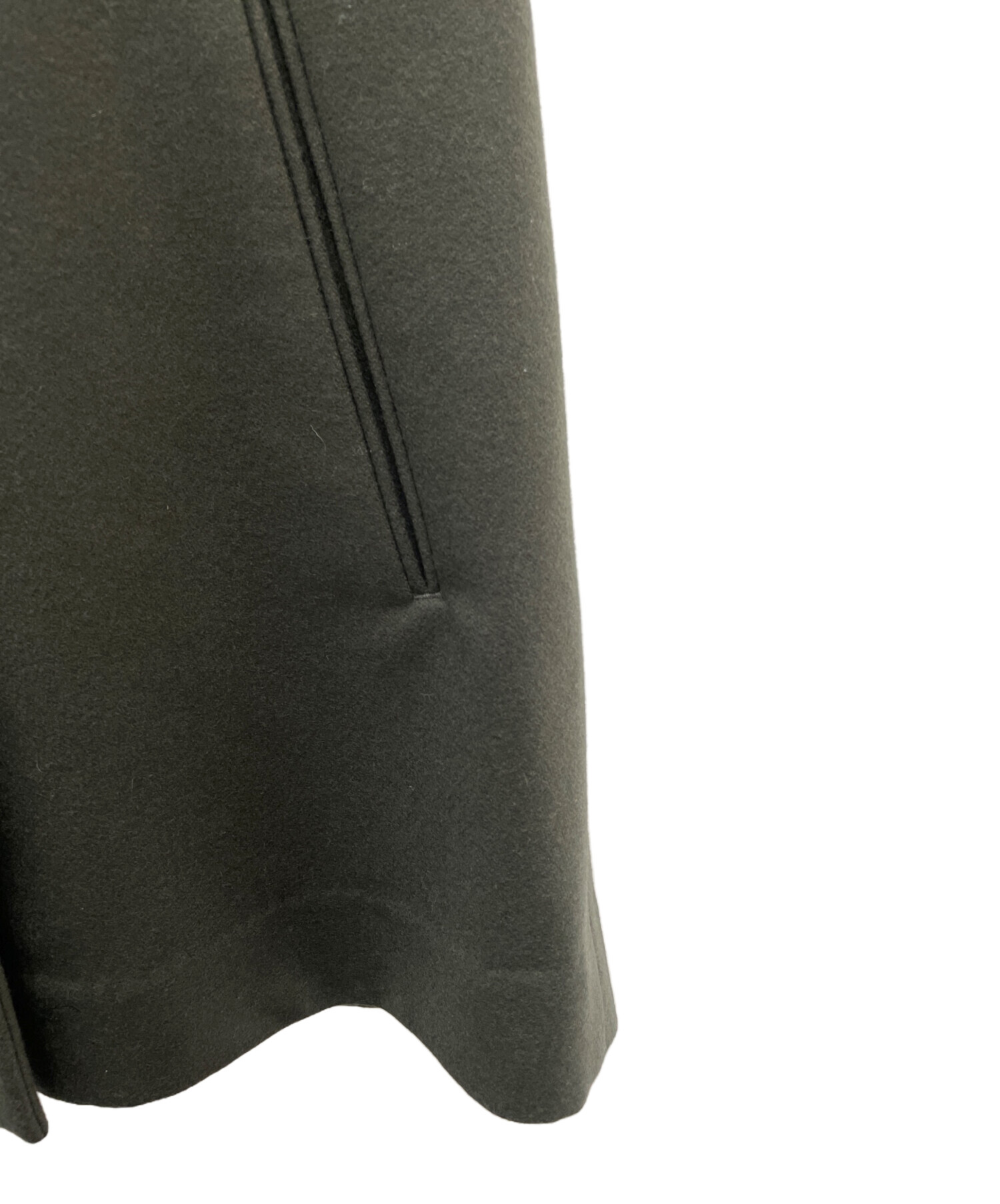 中古・古着通販】SACRA (サクラ) ライトメルトンジレ オリーブ サイズ