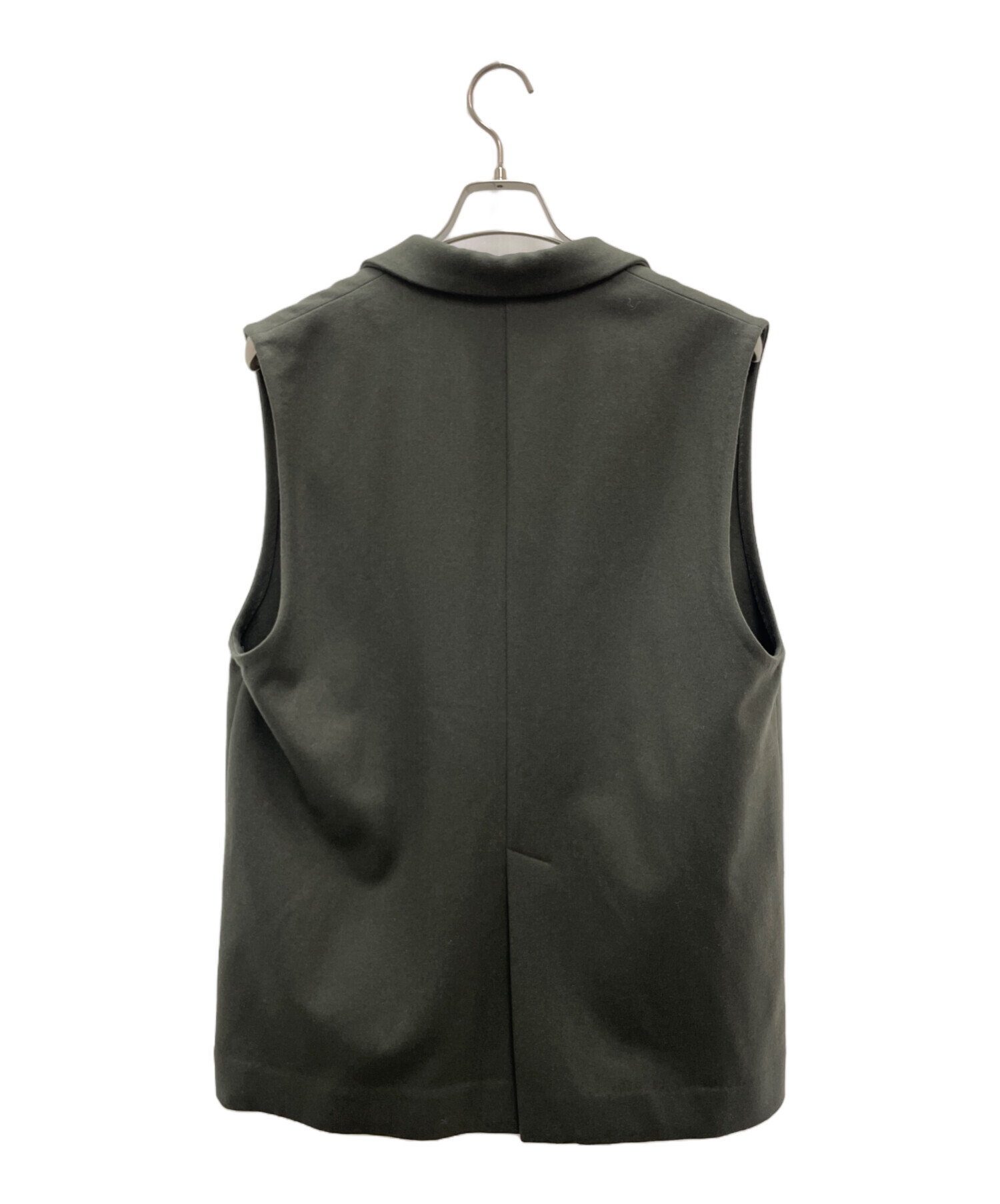 中古・古着通販】SACRA (サクラ) ライトメルトンジレ オリーブ サイズ