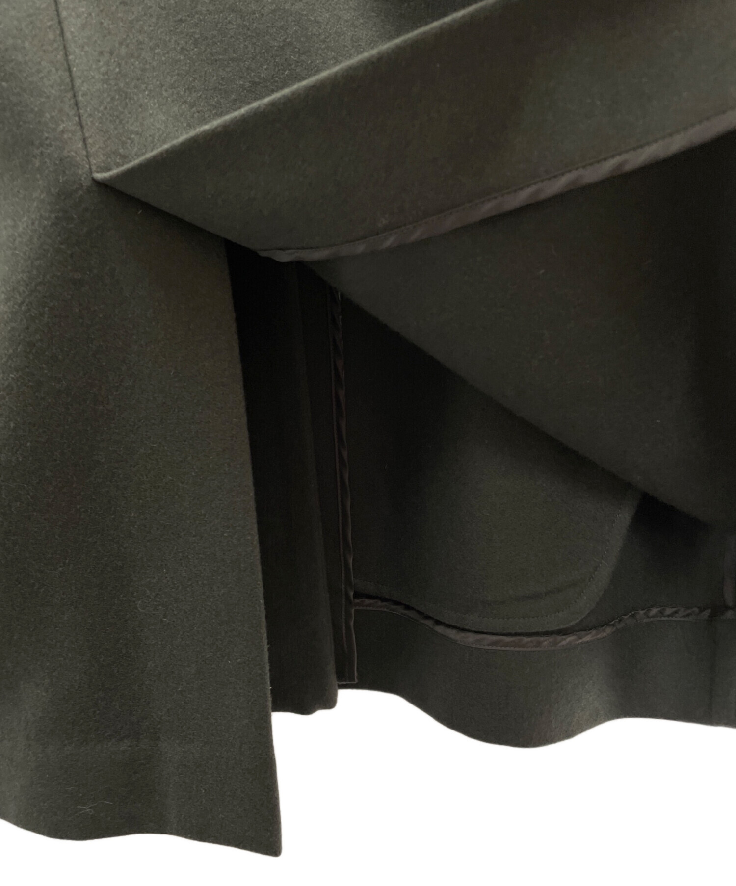 中古・古着通販】SACRA (サクラ) ライトメルトンジレ オリーブ サイズ