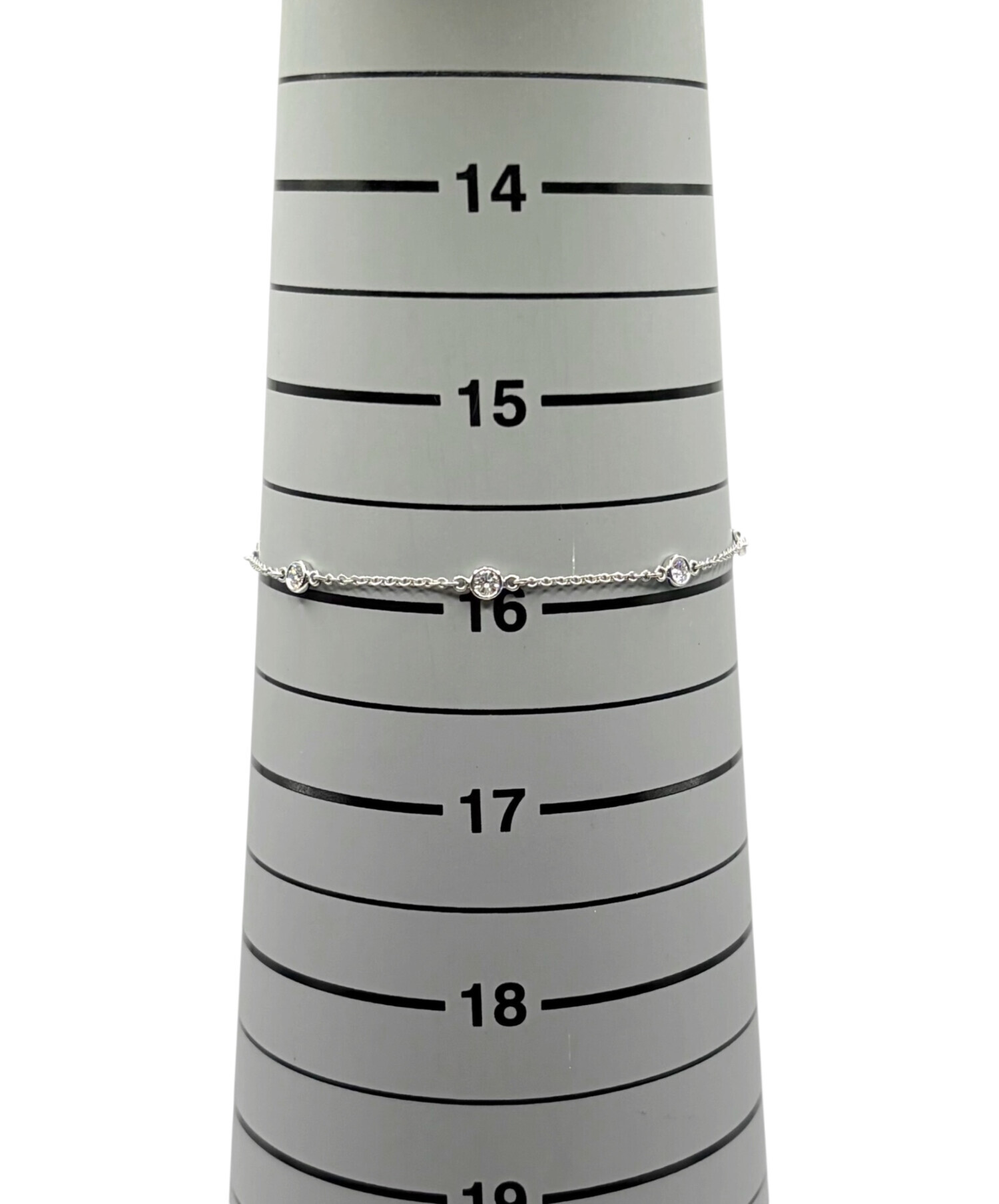 24時間発送 ダイヤモンド バイ ザ ヤードブレスレット 0.05カラット 中古・古着通販】TIFFANY & Co. (ティファニー) ダイヤモンドバイ ザ