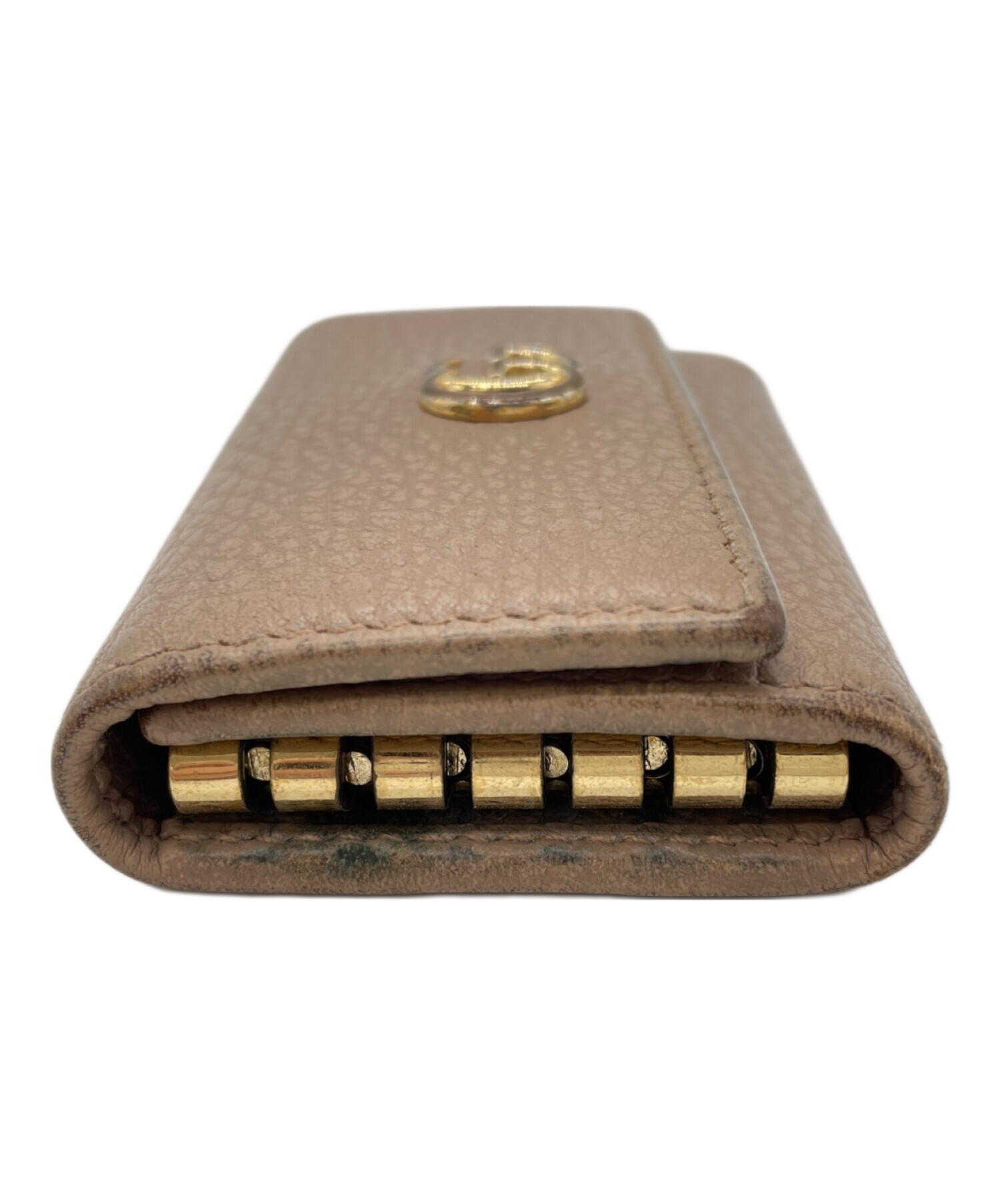 中古　GUCCI キーケース GUCCI グッチ 92749 ロゴモチーフ キーケース カーフ メンズ [中古