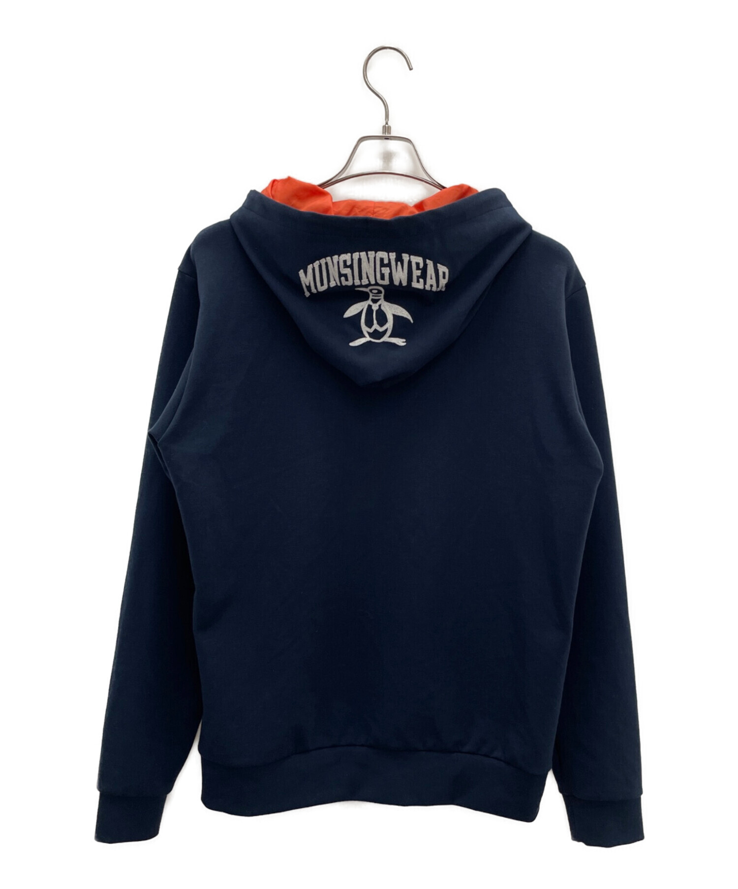 美品 Munsingwear パーカー M レディース ネイビー ダブルジップ 中古・古着通販】MUNSING WEAR (マンシングウェア) ジップパーカー
