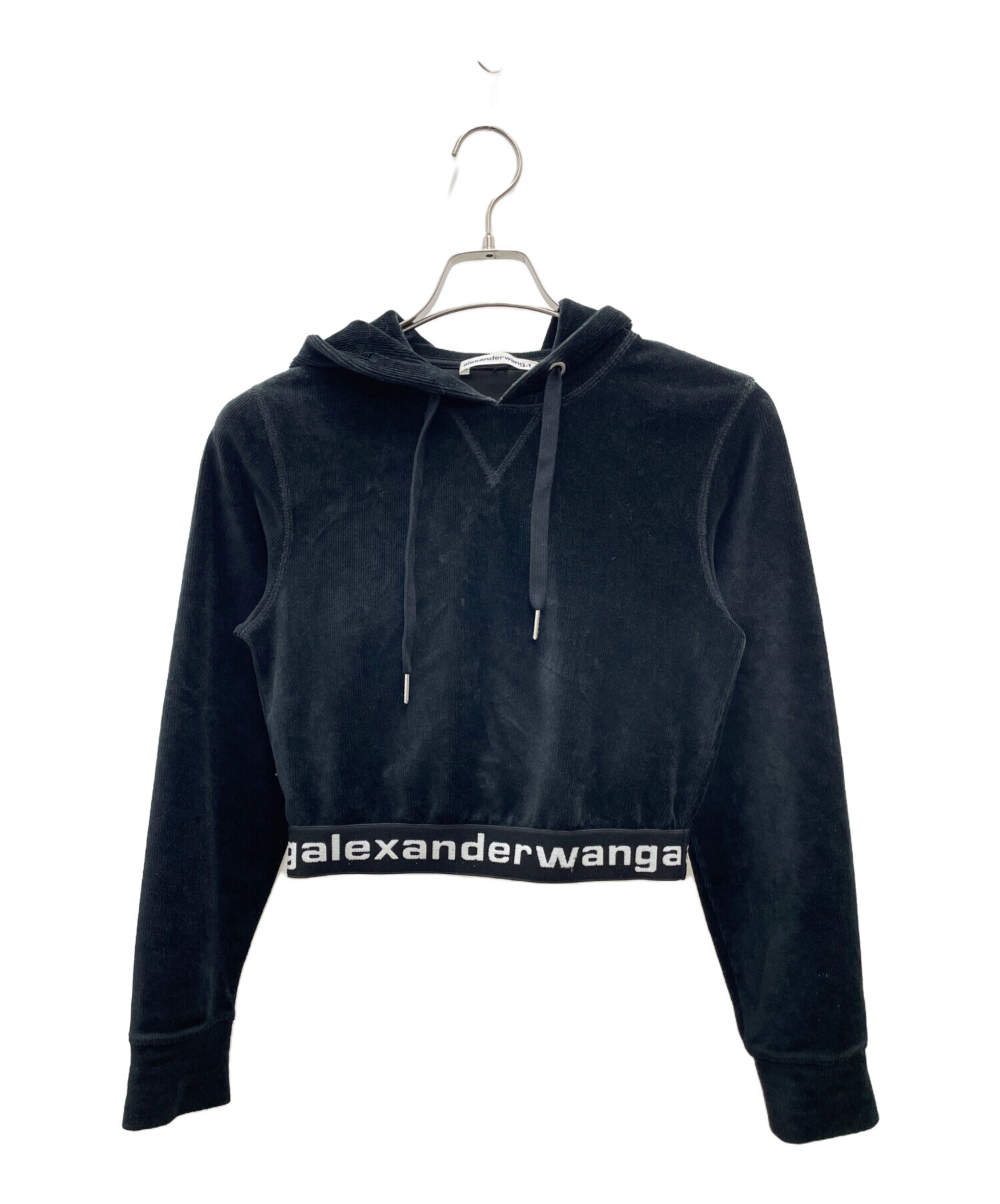 alexanderwang ブラック パーカー XS ALEXANDER WANG (アレキサンダー