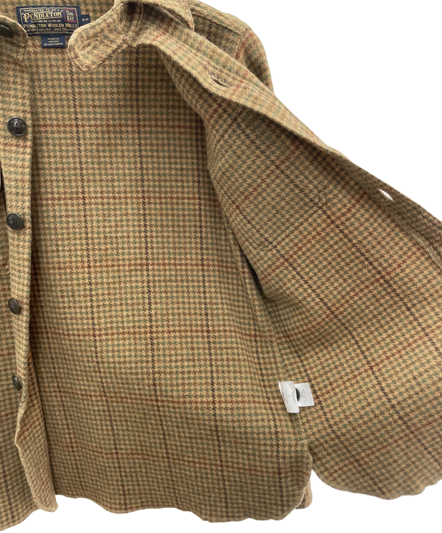 中古・古着通販】PENDLETON (ペンドルトン) 長袖シャツ ブラウン