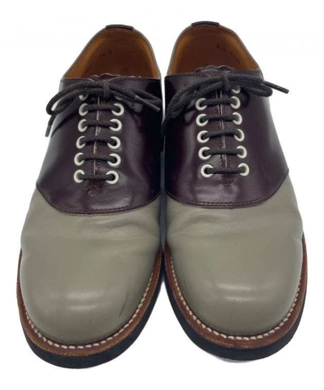 中古・古着通販】REGAL (リーガル) サドルシューズ ボルドー×グレー