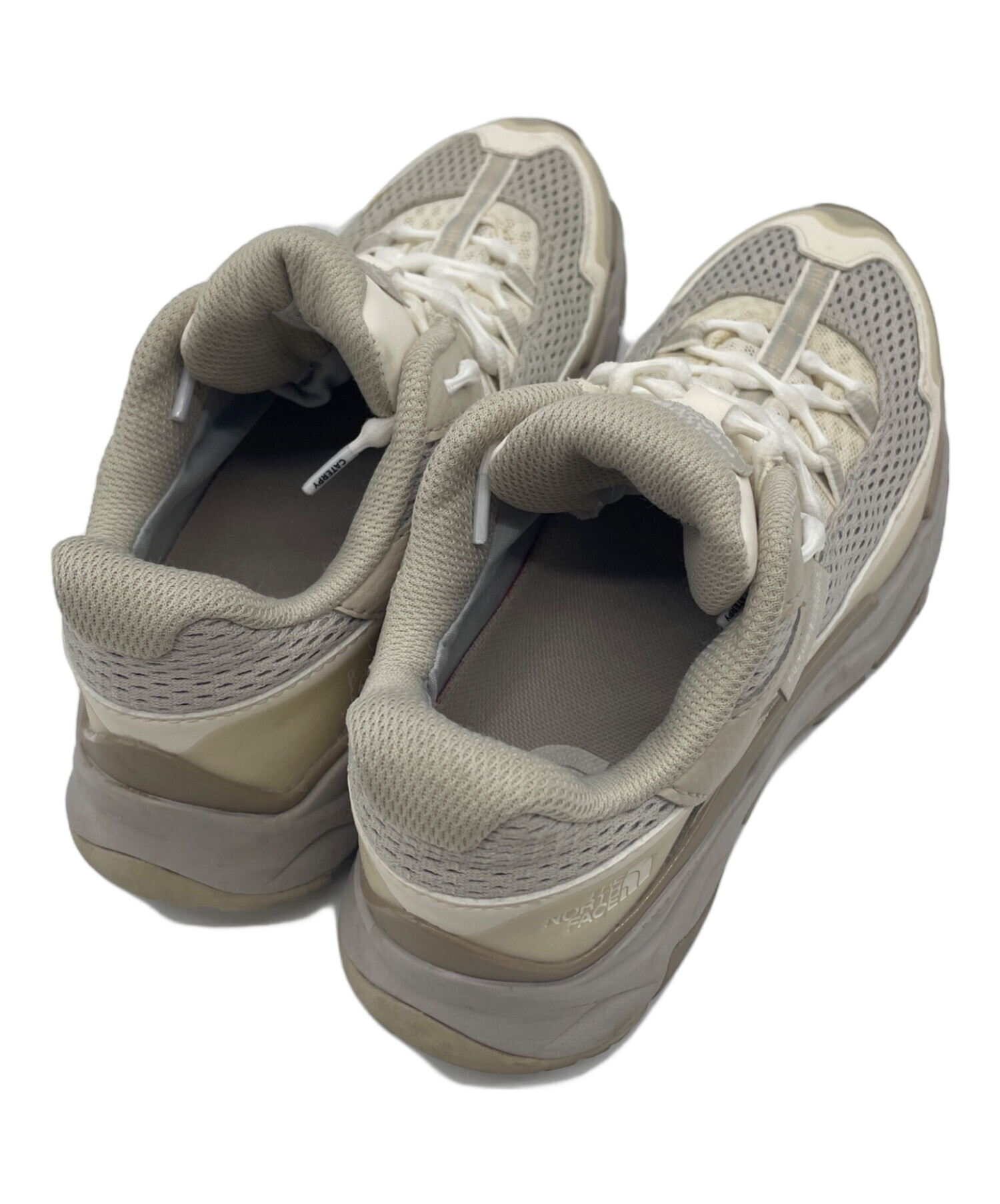 THE NORTH FACE スニーカー24.5ホワイト×ベージュ×グレー 中古・古着通販】THE NORTH FACE (ザ ノース フェイス) スニーカー